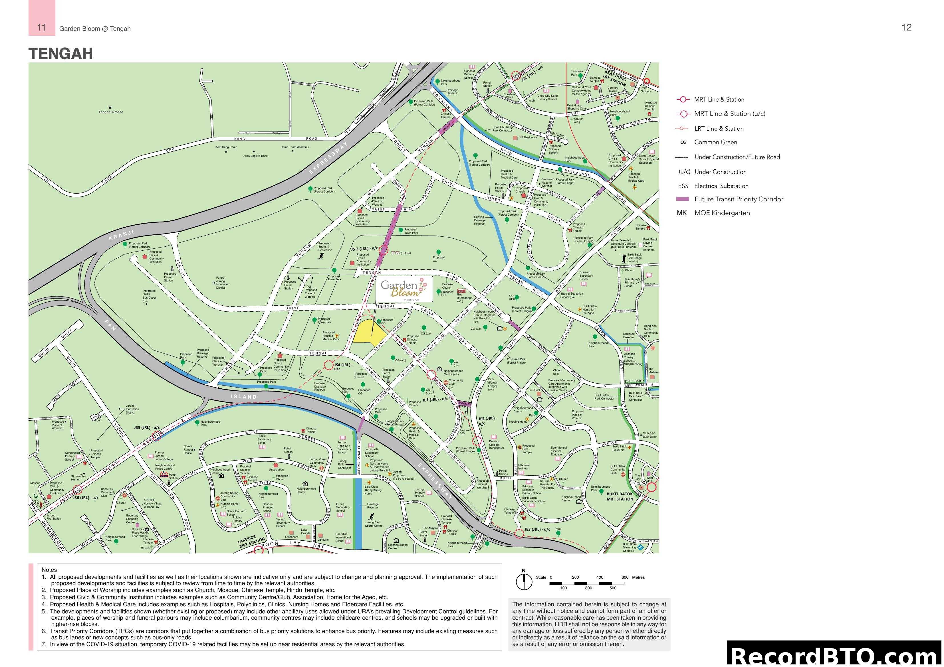 Location Map: Garden Bloom @ Tengah in Tengah