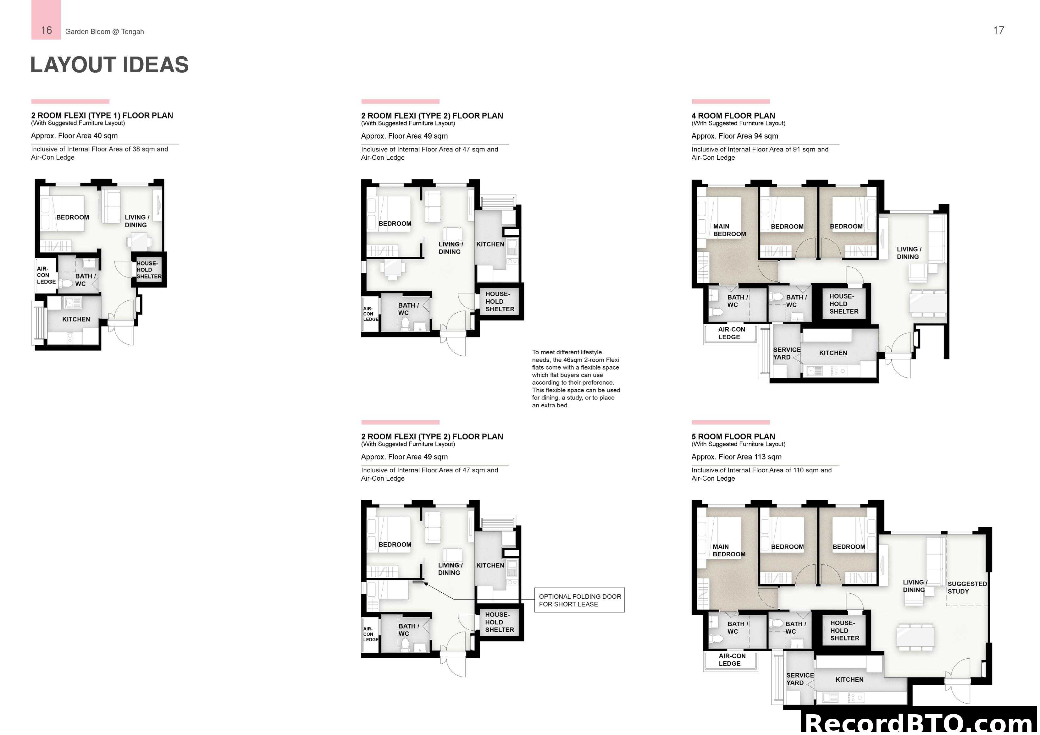 HDB BTO Floor Plan Layout Ideas