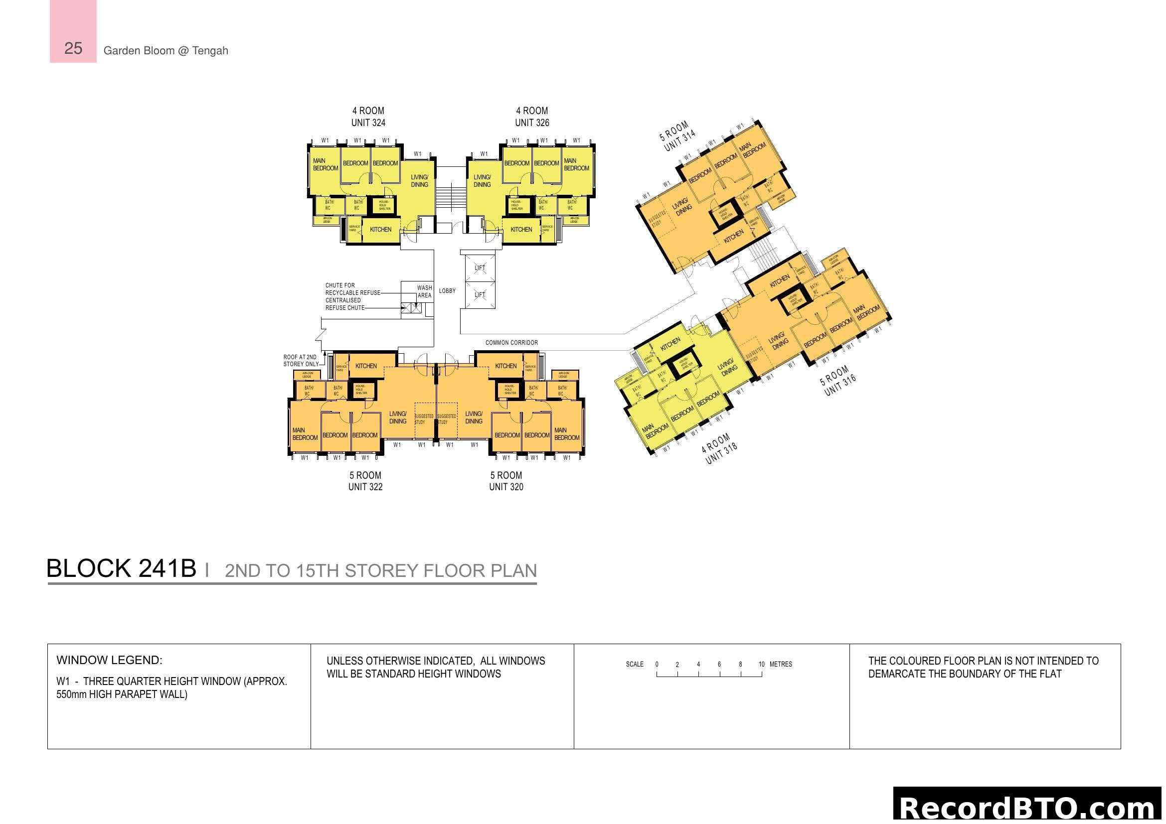 Block 241B Floor Plan - Garden Bloom @ Tengah