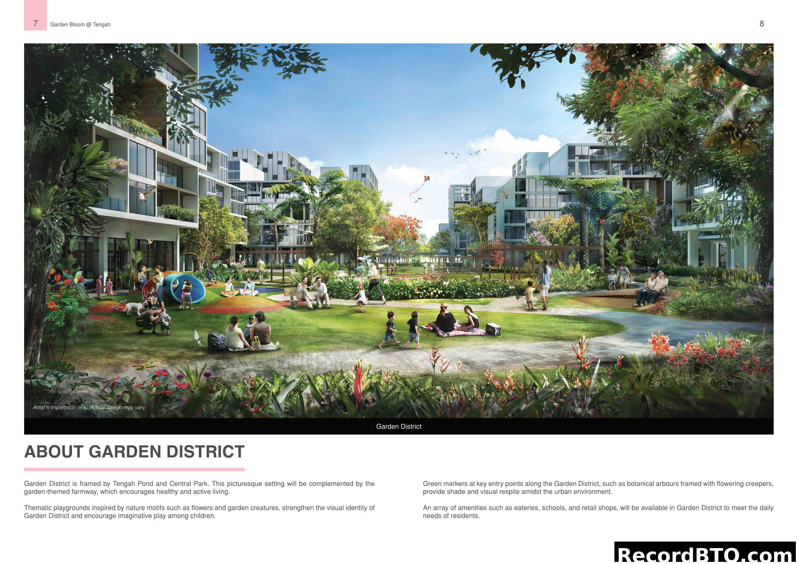 Garden Bloom @ Tengah: Garden District Artist's Impression