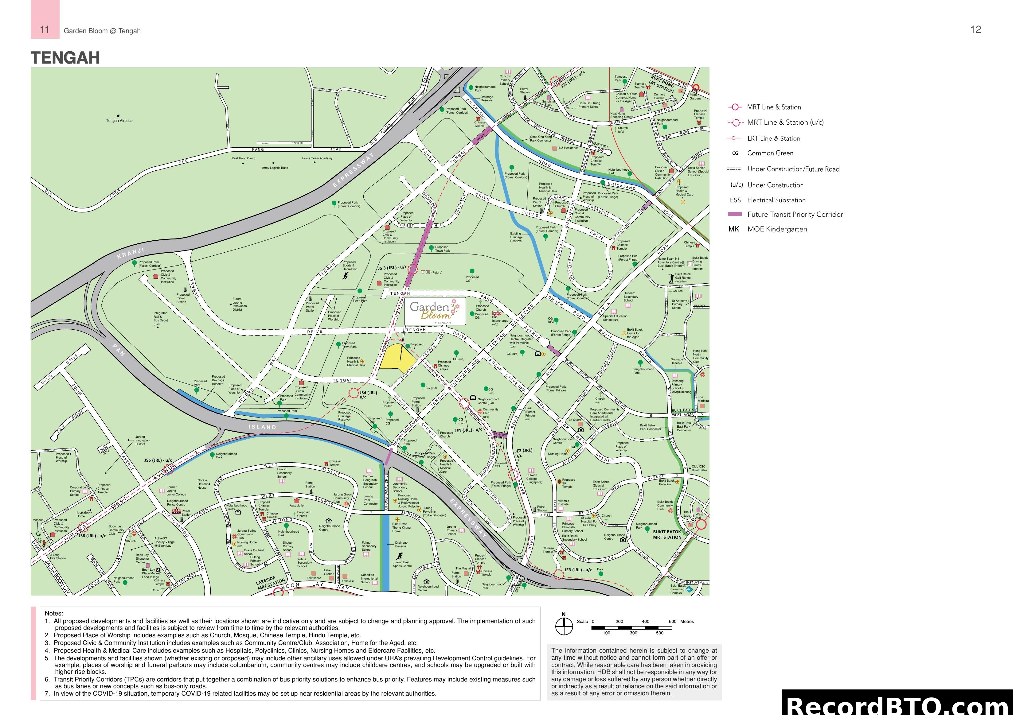 Location Map: Garden Bloom @ Tengah in Tengah