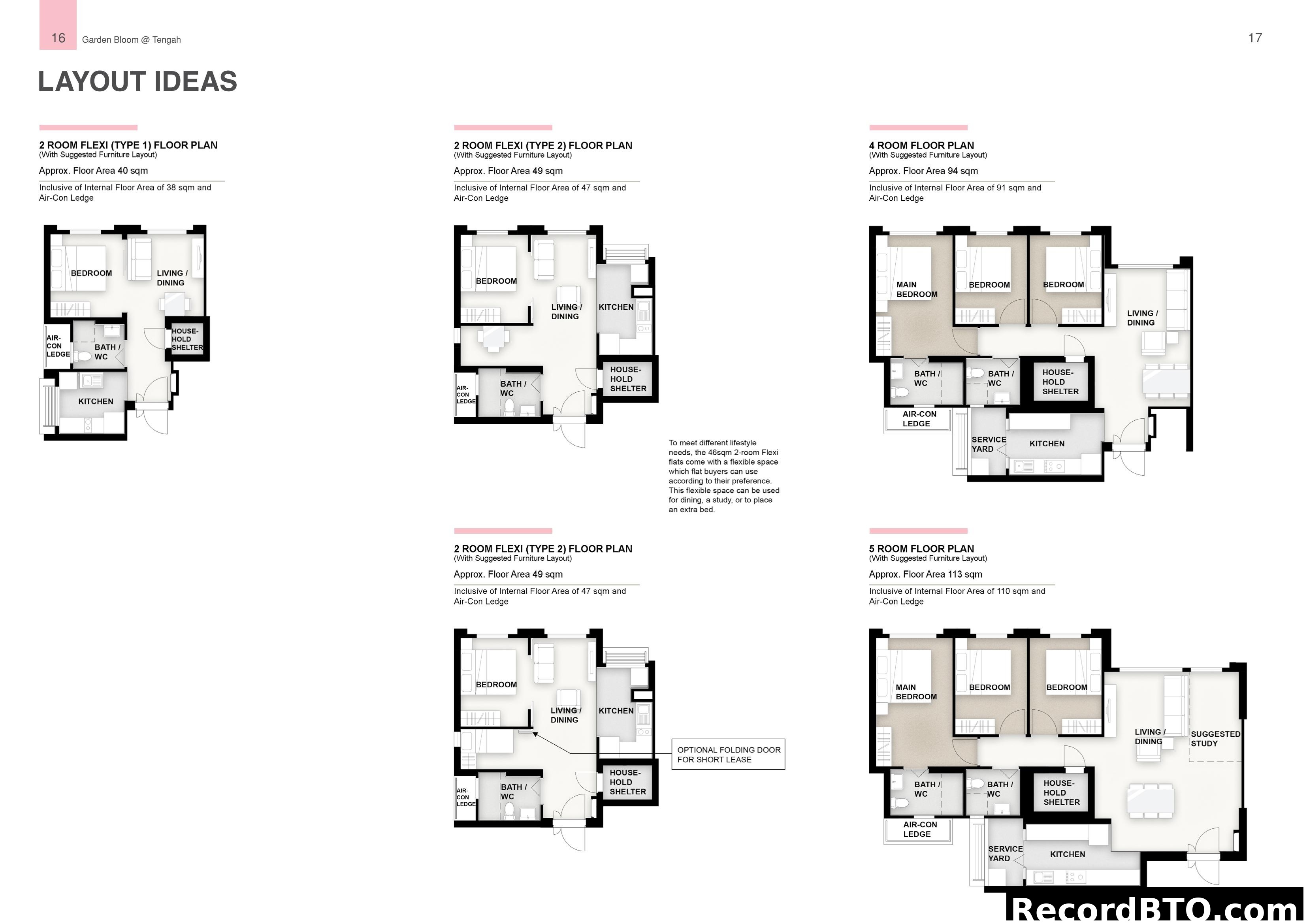 HDB BTO Floor Plan Layout Ideas