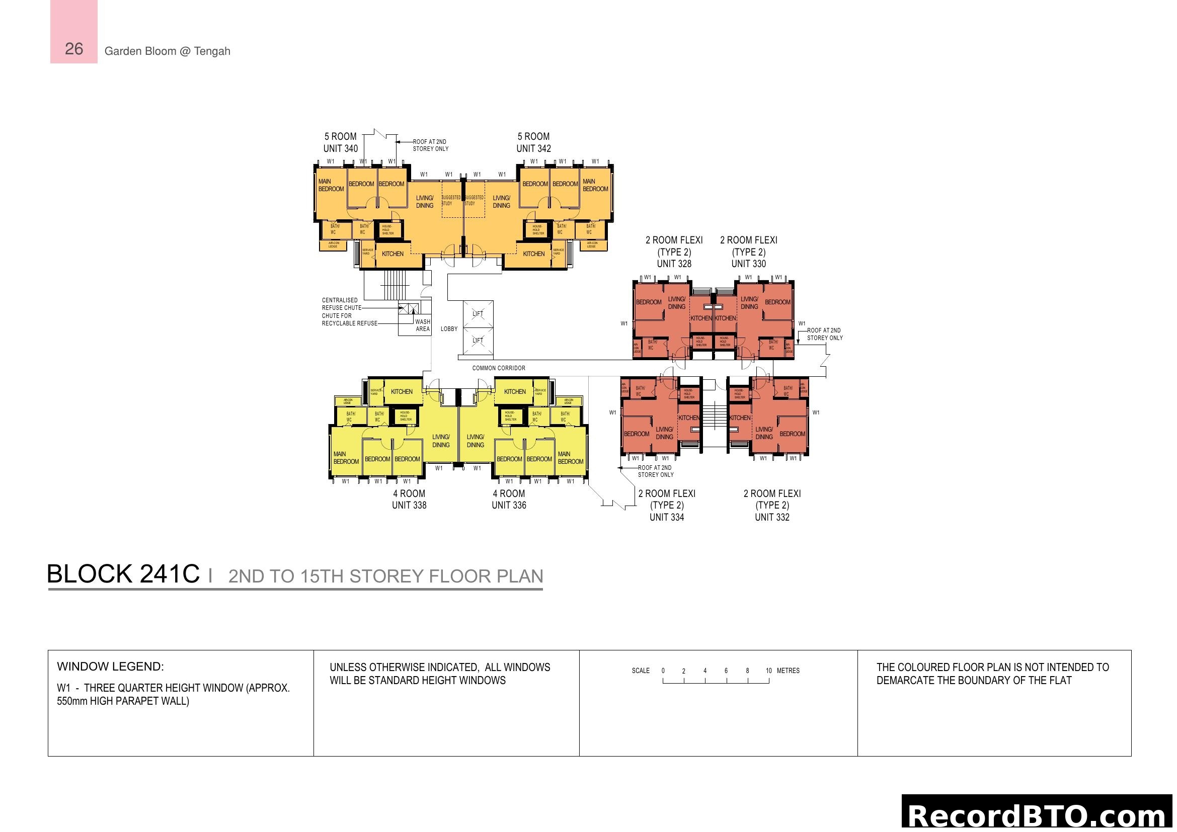 Block 241C Floor Plan for Garden Bloom @ Tengah