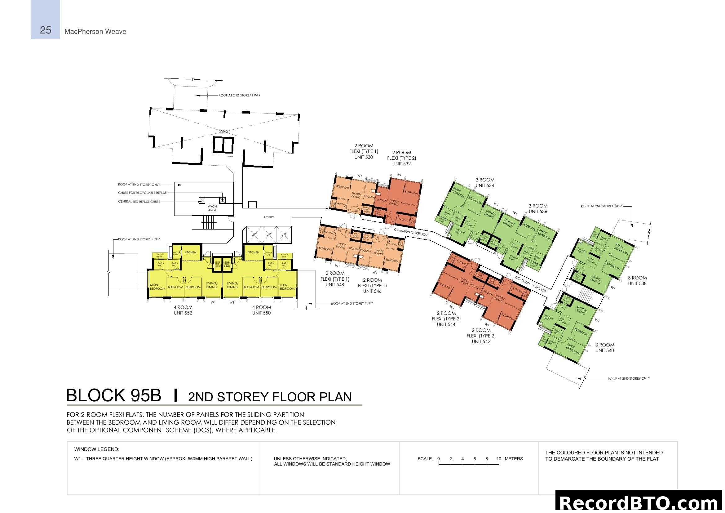 Block 95B 2nd Storey Floor Plan