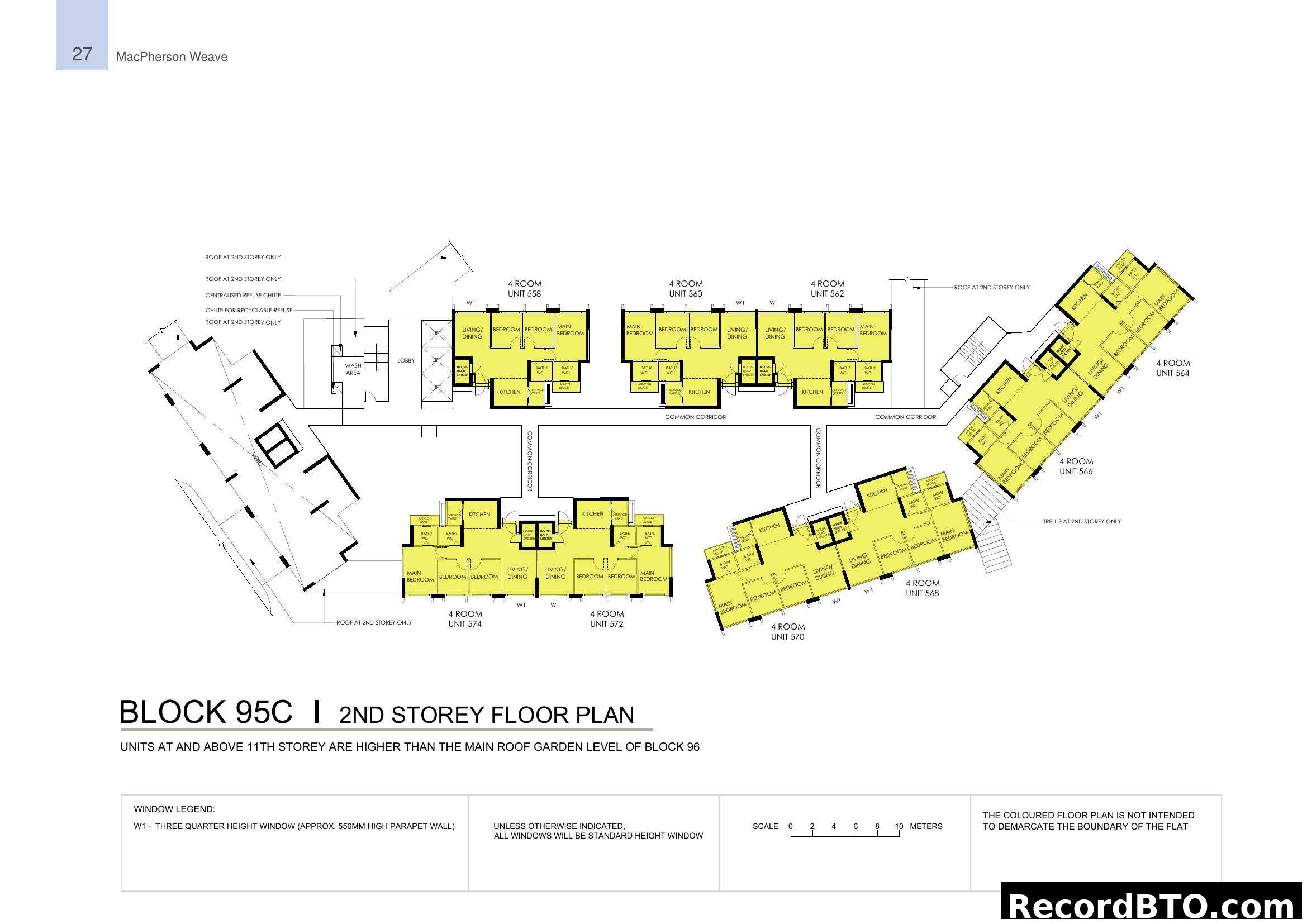 Block 95C 2nd Storey Floor Plan - MacPherson Weave