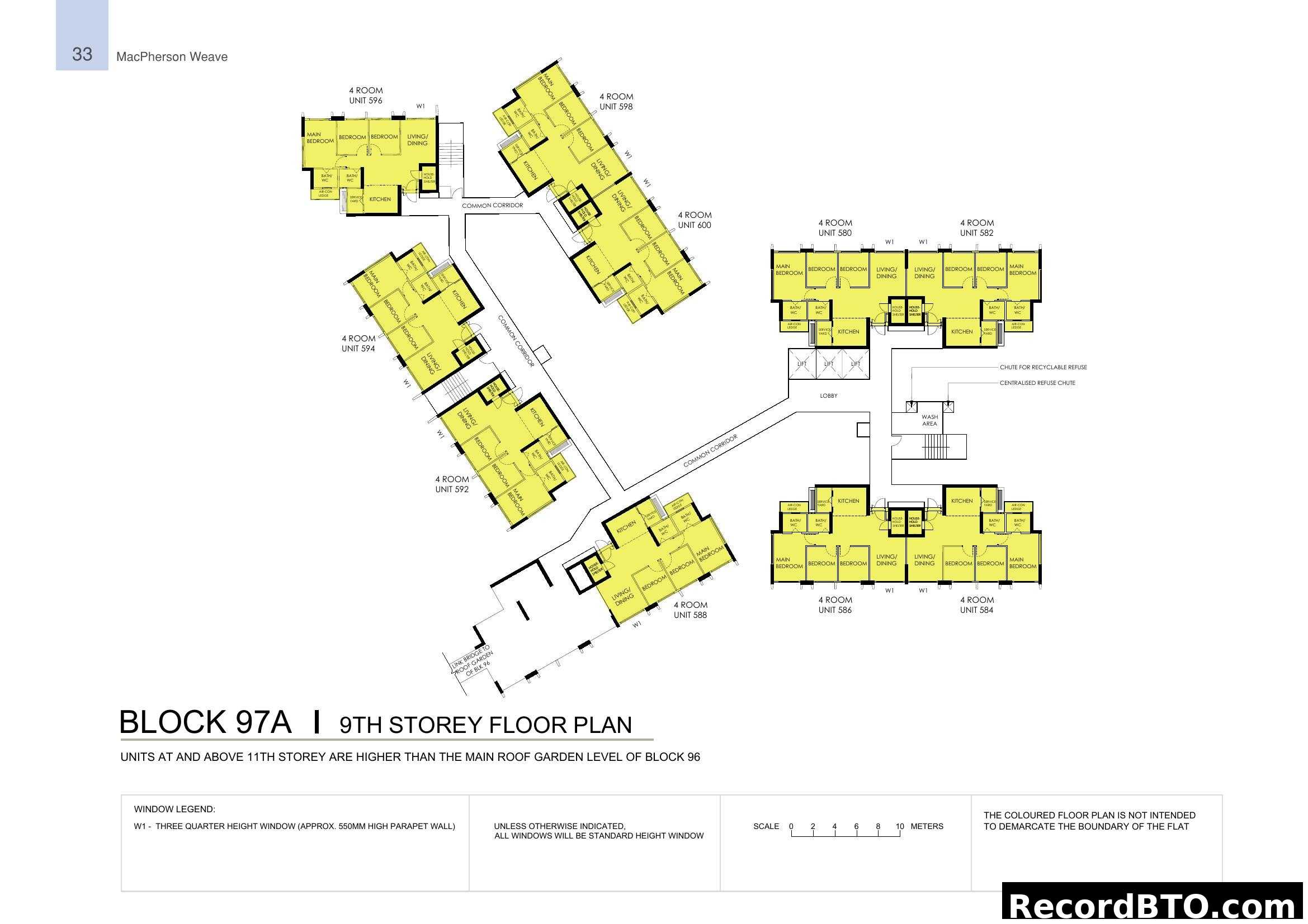 Block 97A 9th Storey Floor Plan - MacPherson Weave