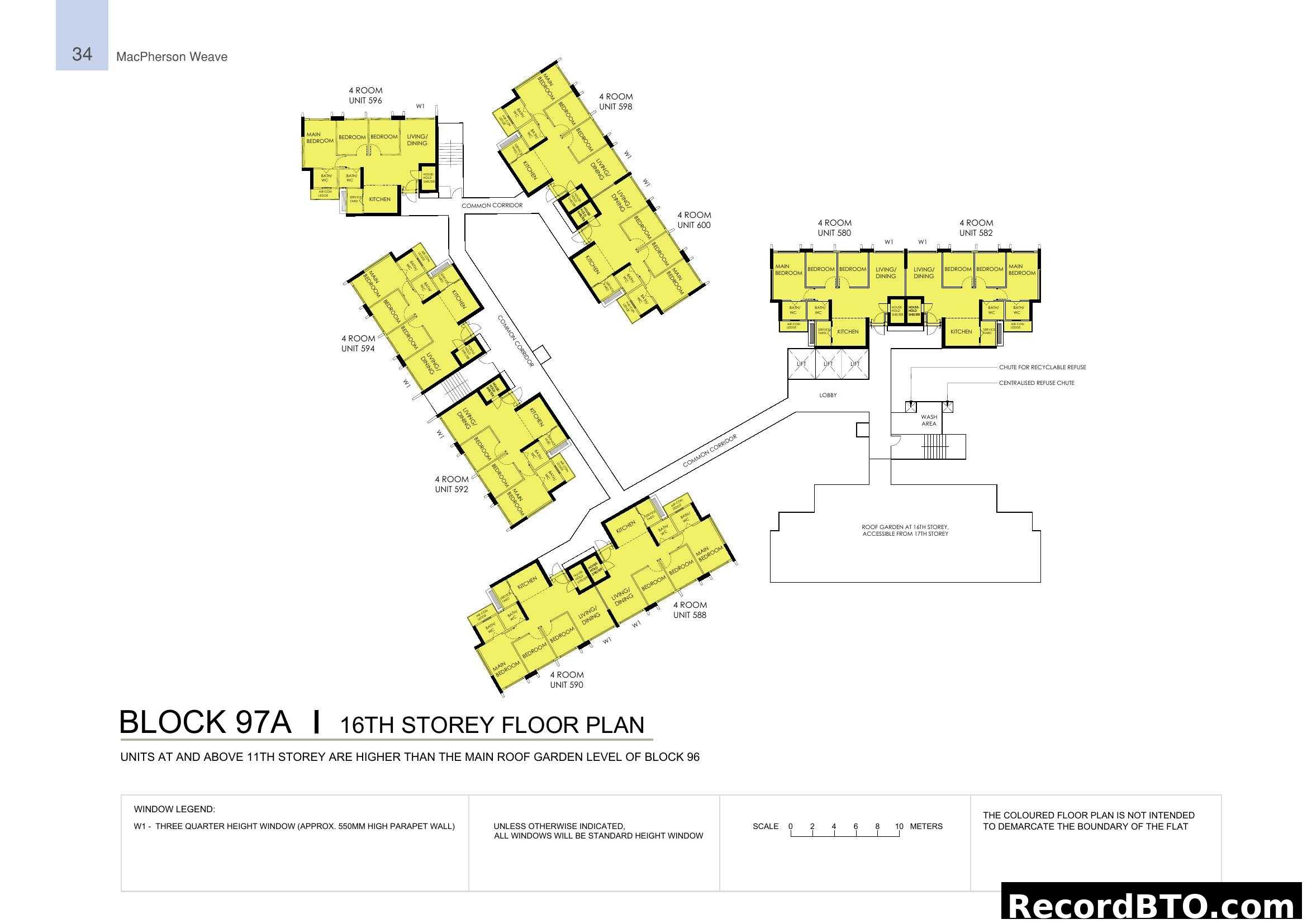 Block 97A 16th Storey Floor Plan