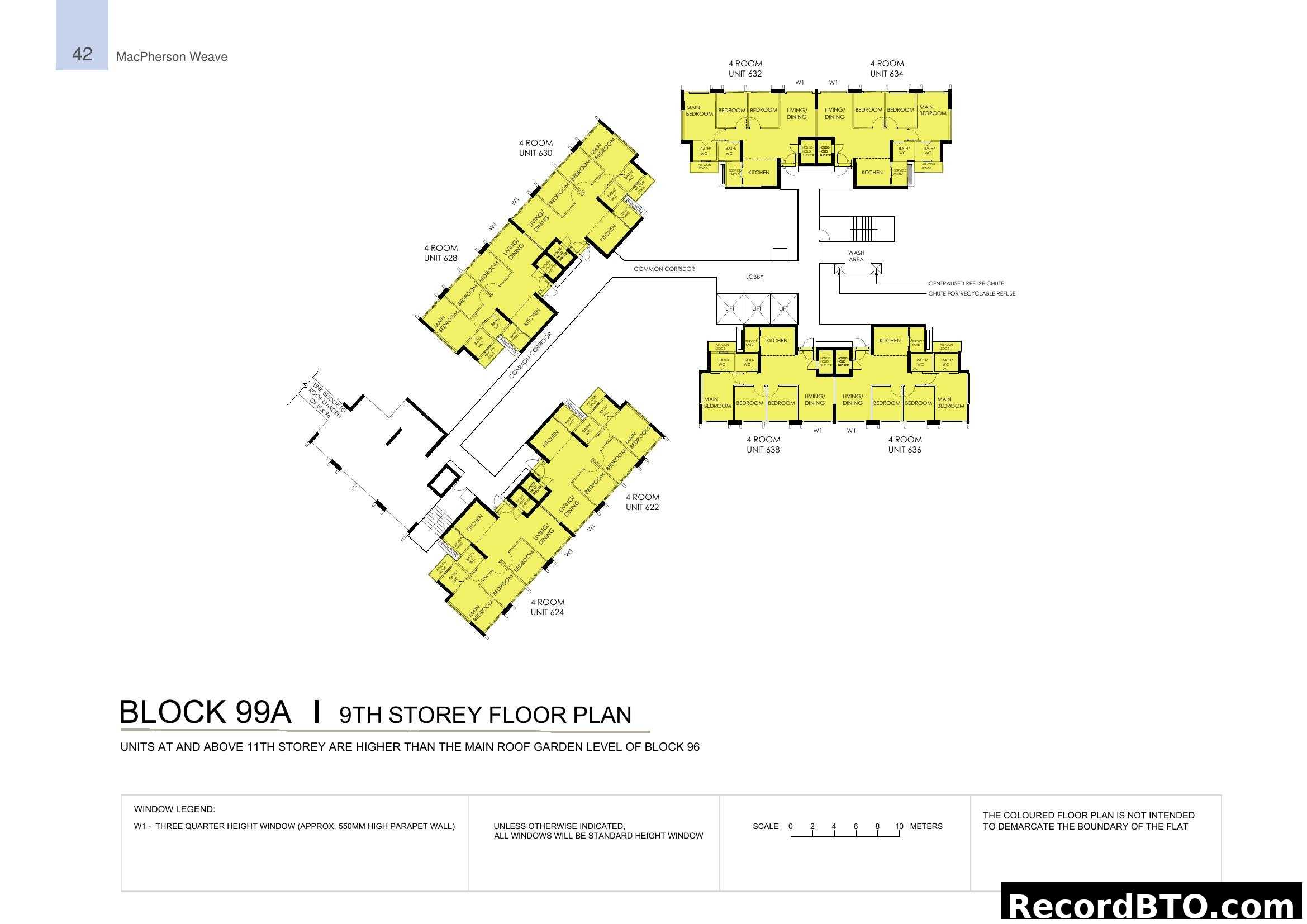 Block 99A 9th Storey Floor Plan - MacPherson Weave