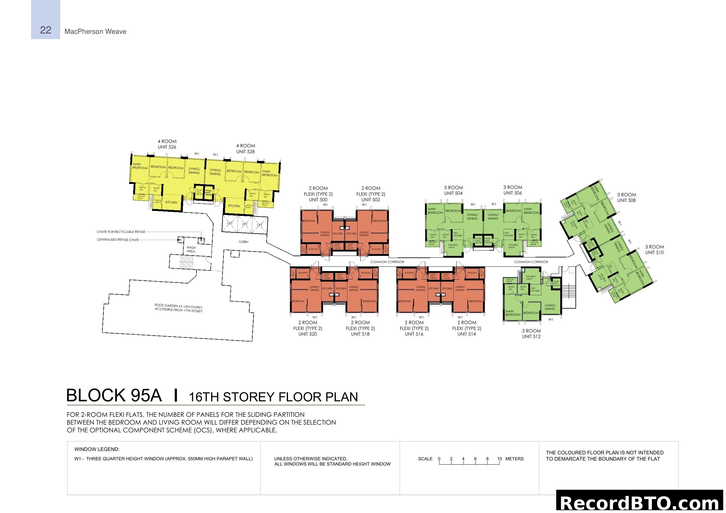 Block 95A 16th Storey Floor Plan