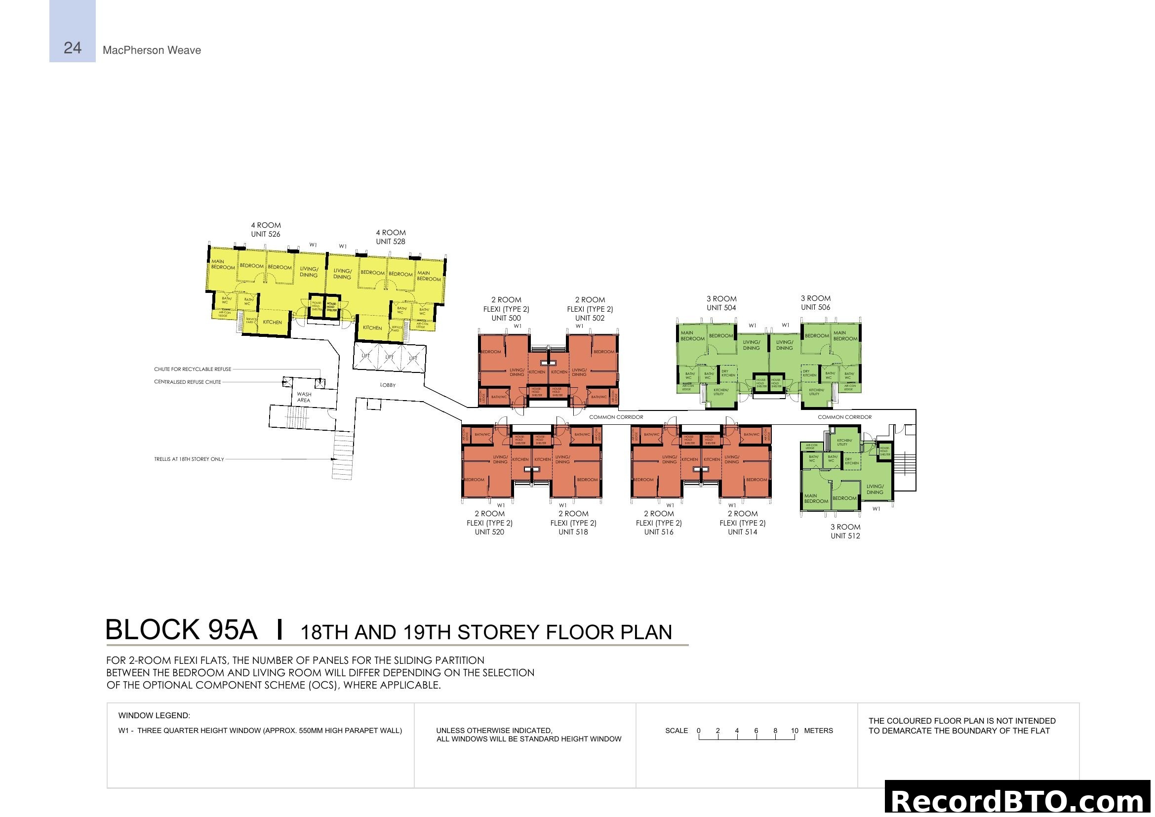 MacPherson Weave Block 95A 18th/19th Storey Floor Plan