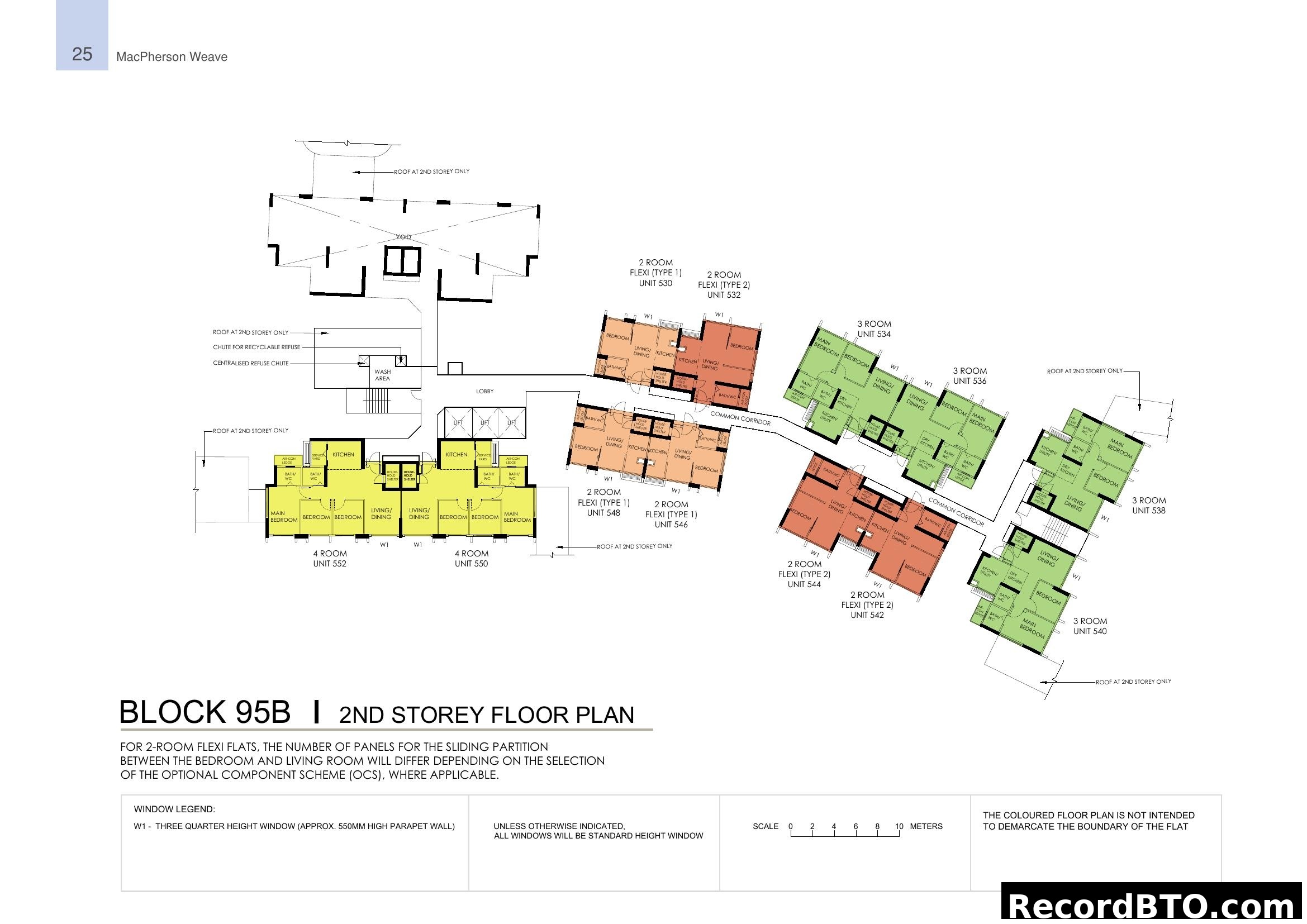Block 95B 2nd Storey Floor Plan