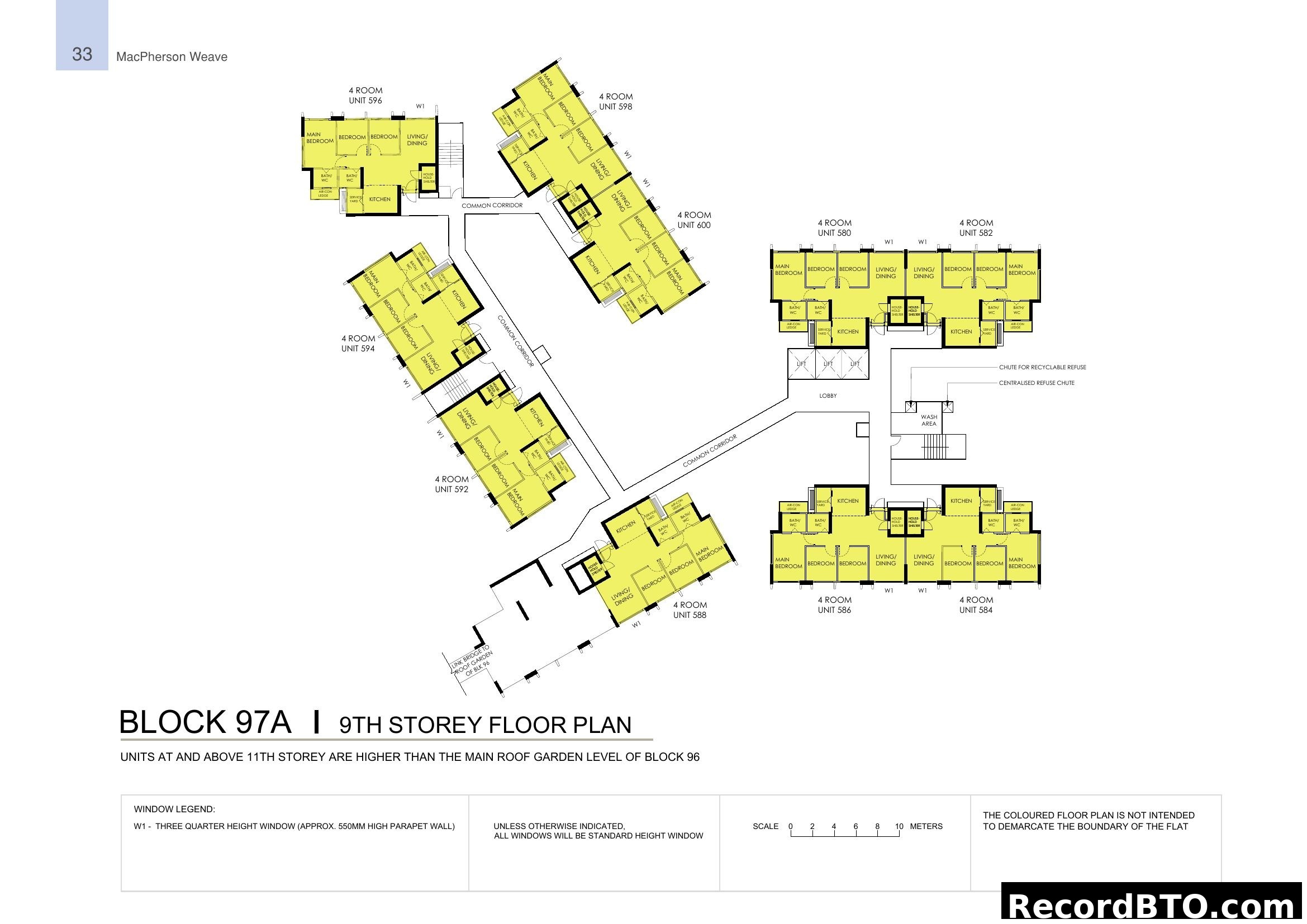 Block 97A 9th Storey Floor Plan - MacPherson Weave