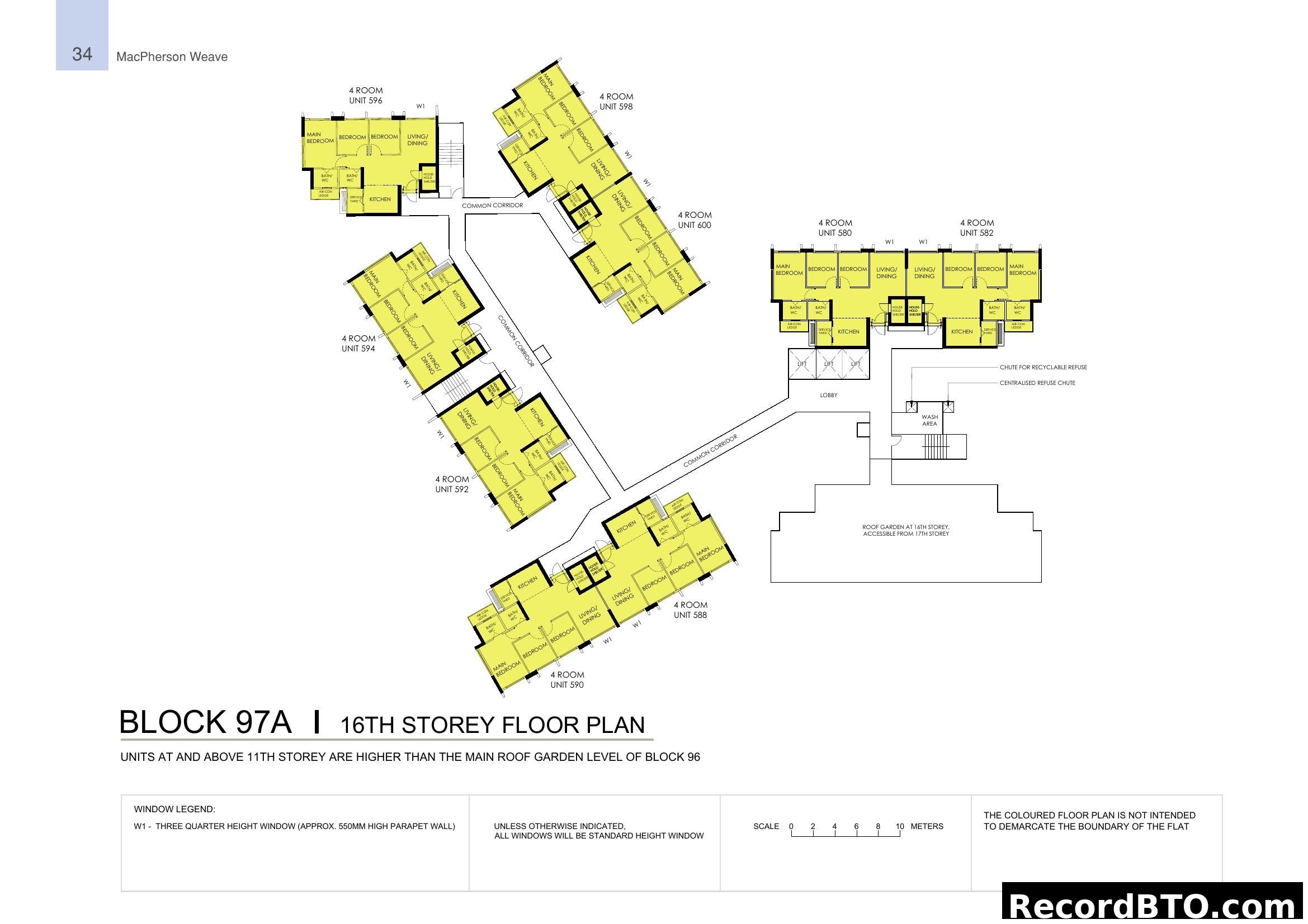 Block 97A 16th Storey Floor Plan