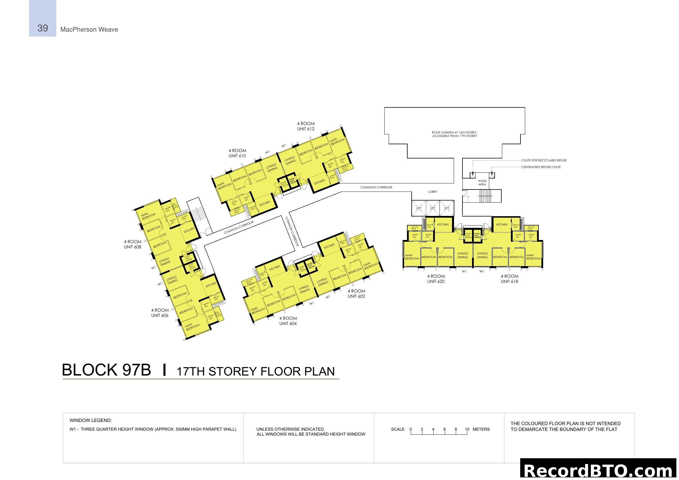 Block 97B 17th Storey Floor Plan - MacPherson Weave