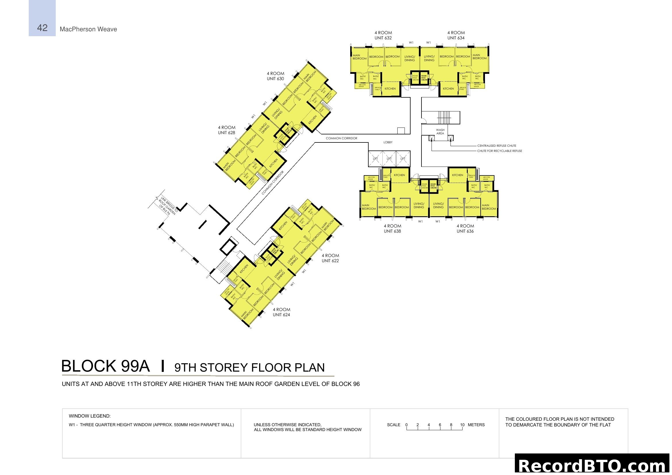 Block 99A 9th Storey Floor Plan - MacPherson Weave
