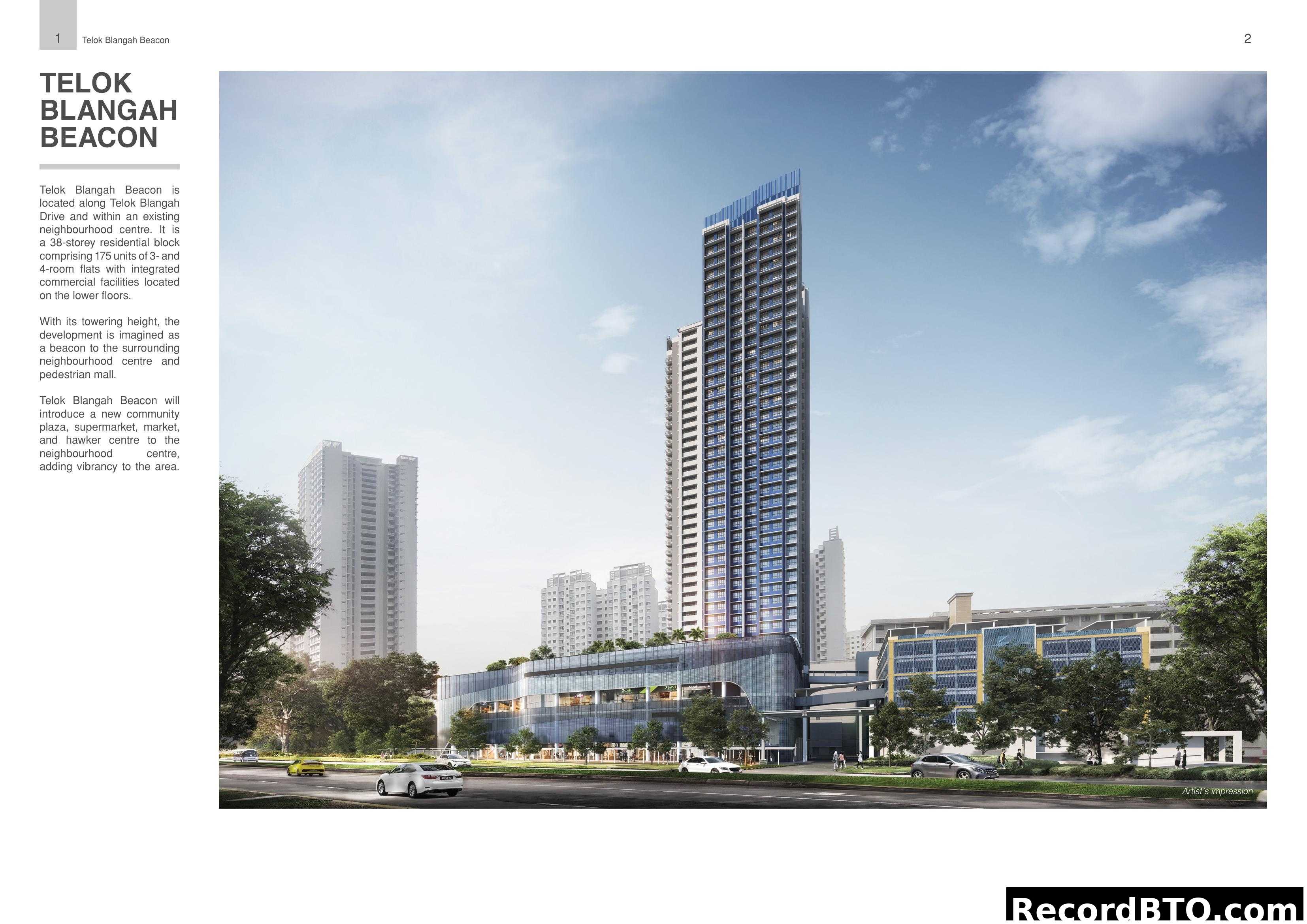 Telok Blangah Beacon - Artist's Impression