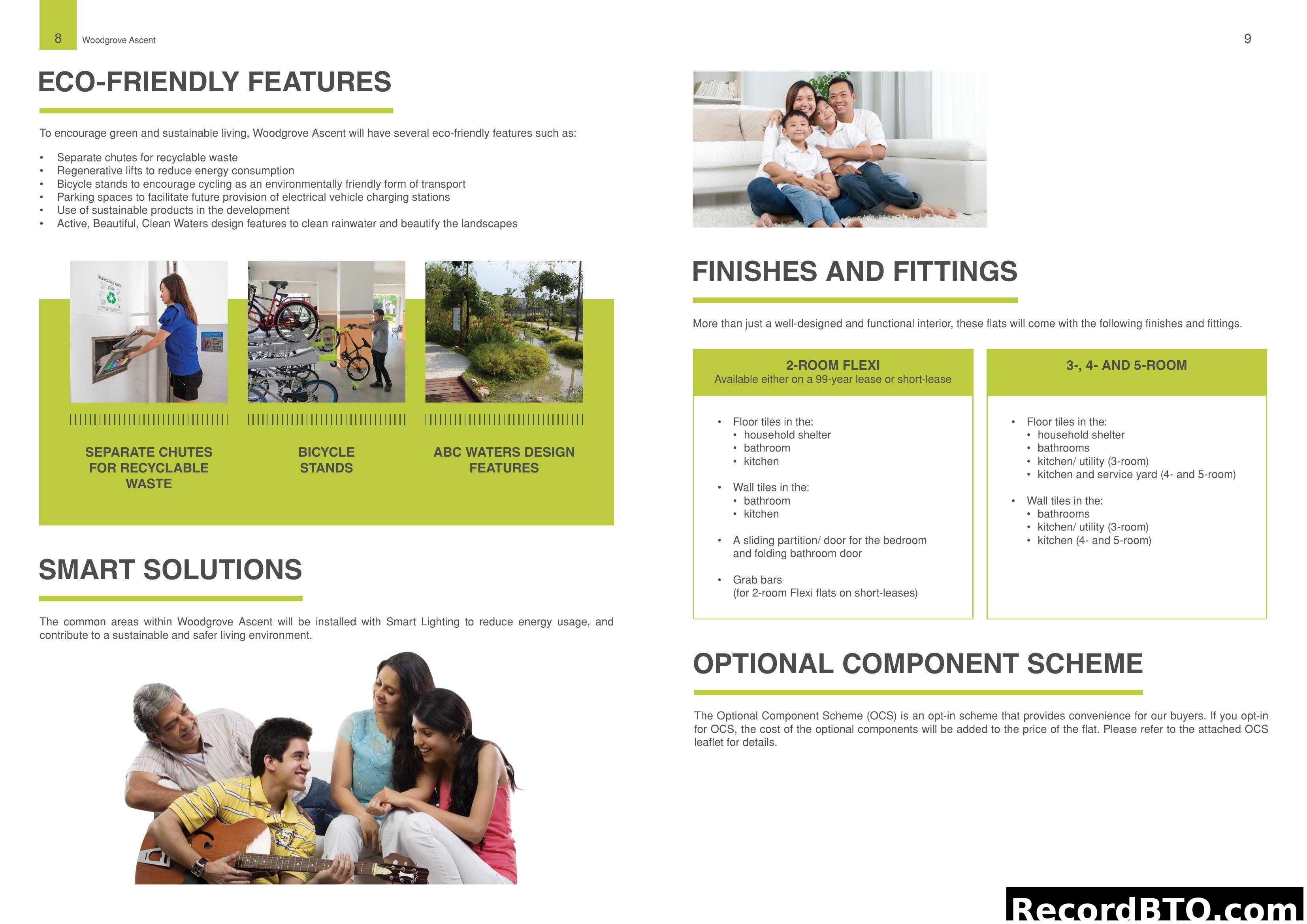 Woodgrove Ascent Eco-Friendly Features & Finishes