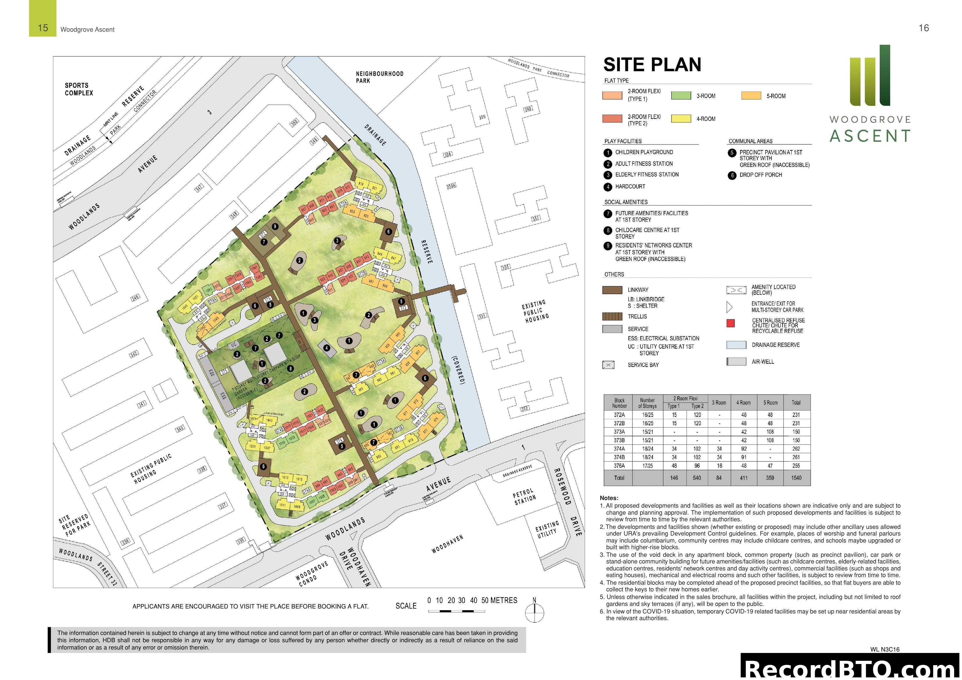 Woodgrove Ascent Site Plan