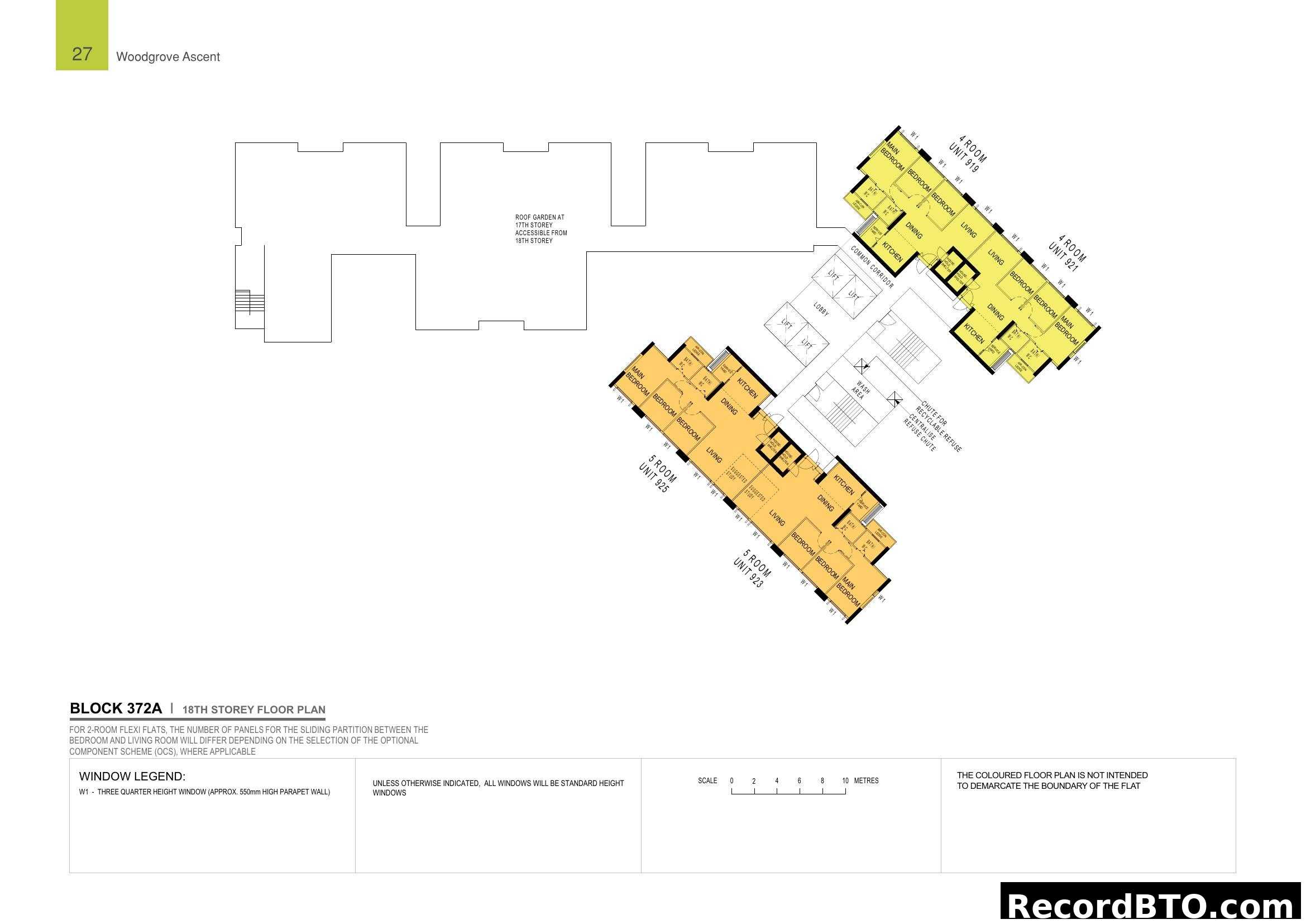 Woodgrove Ascent Block 372A 18th Storey Floor Plan