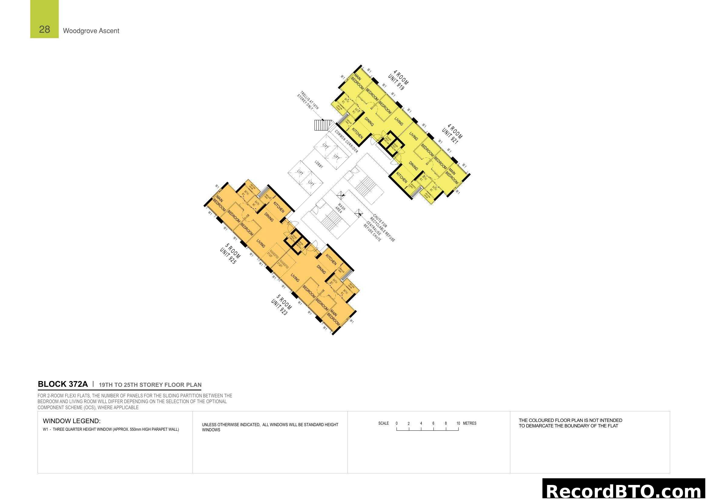 Block 372A 19th-25th Storey Floor Plan