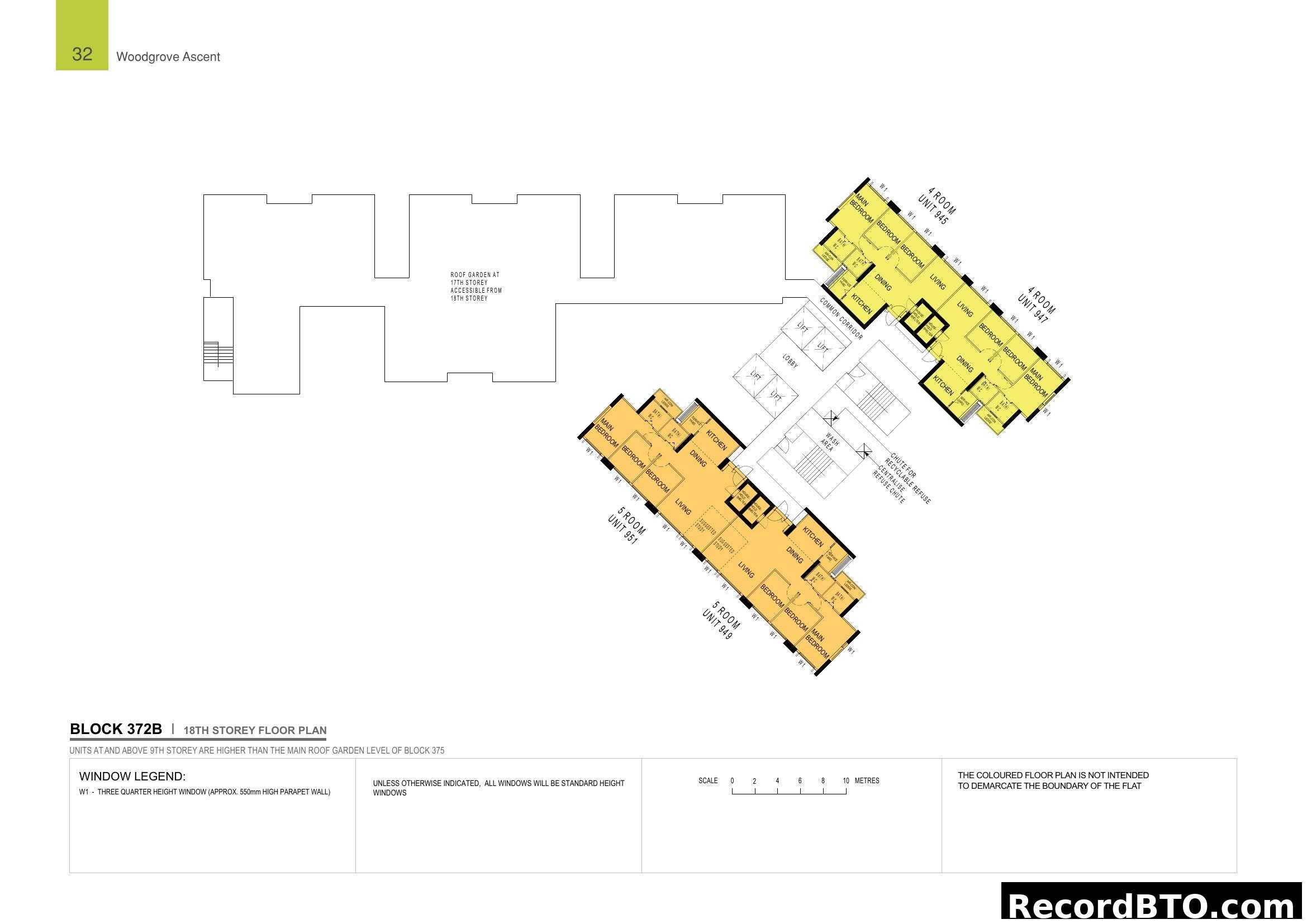Block 372B | 18th Storey Floor Plan - Woodgrove Ascent