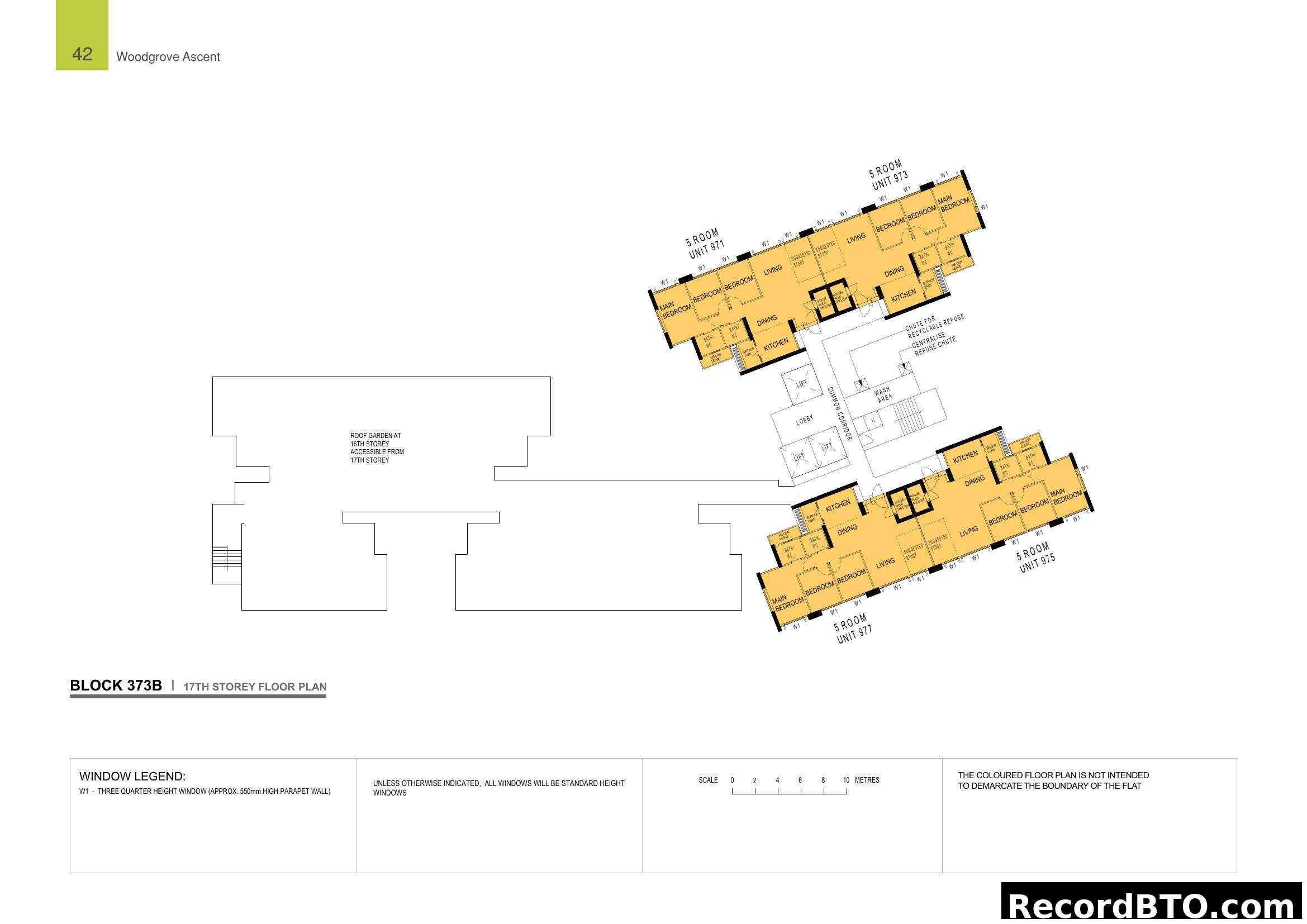 Block 373B, 17th Storey Floor Plan