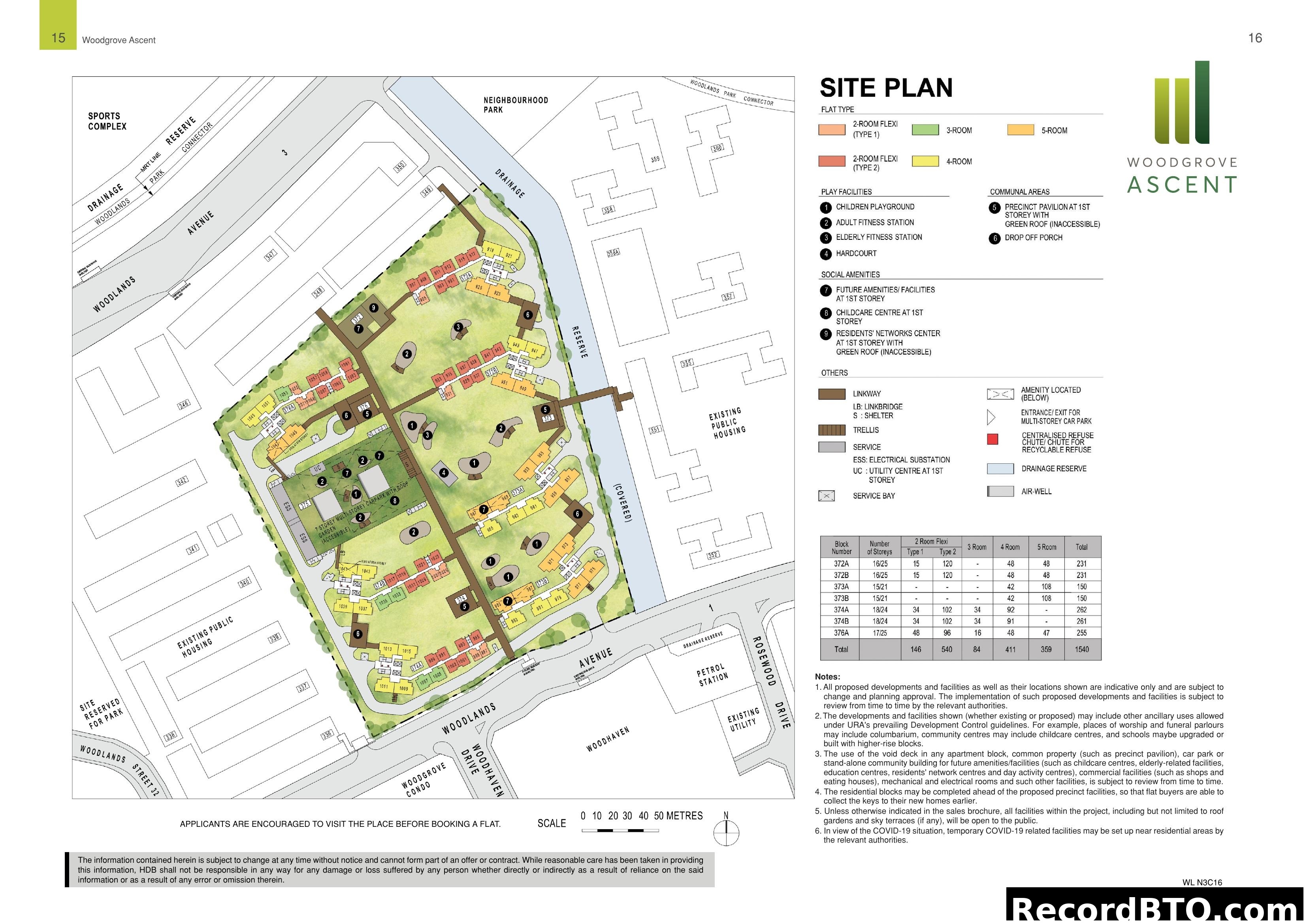Woodgrove Ascent Site Plan