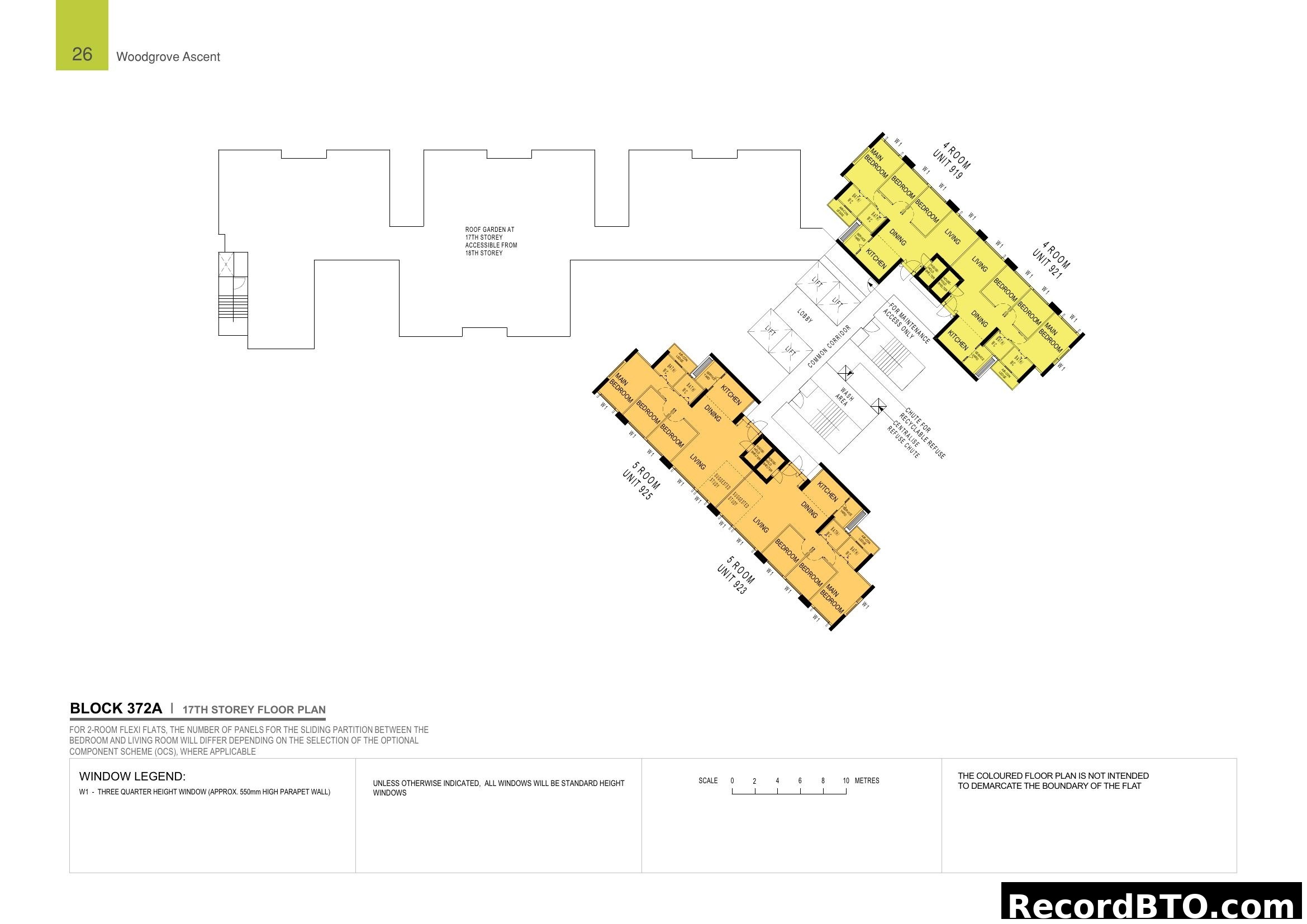 Woodgrove Ascent Block 372A 17th Storey Floor Plan