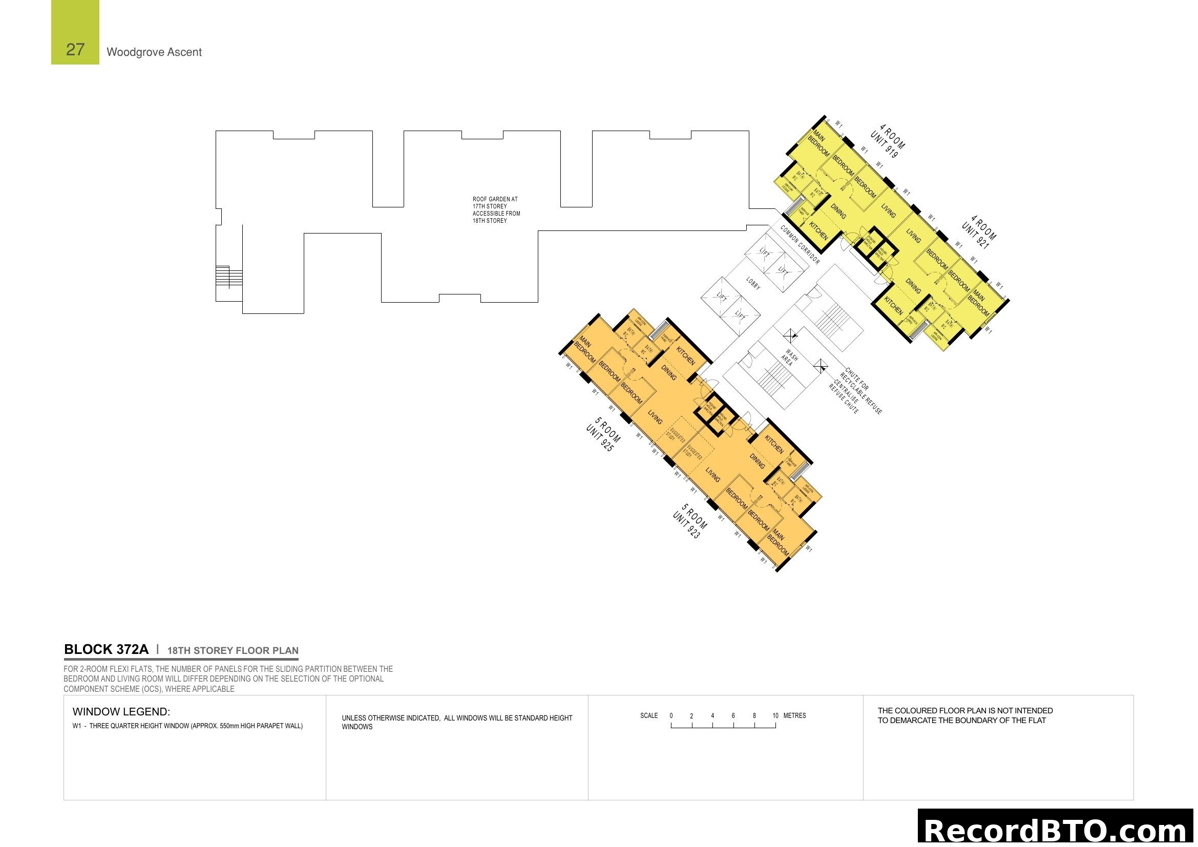 Woodgrove Ascent Block 372A 18th Storey Floor Plan