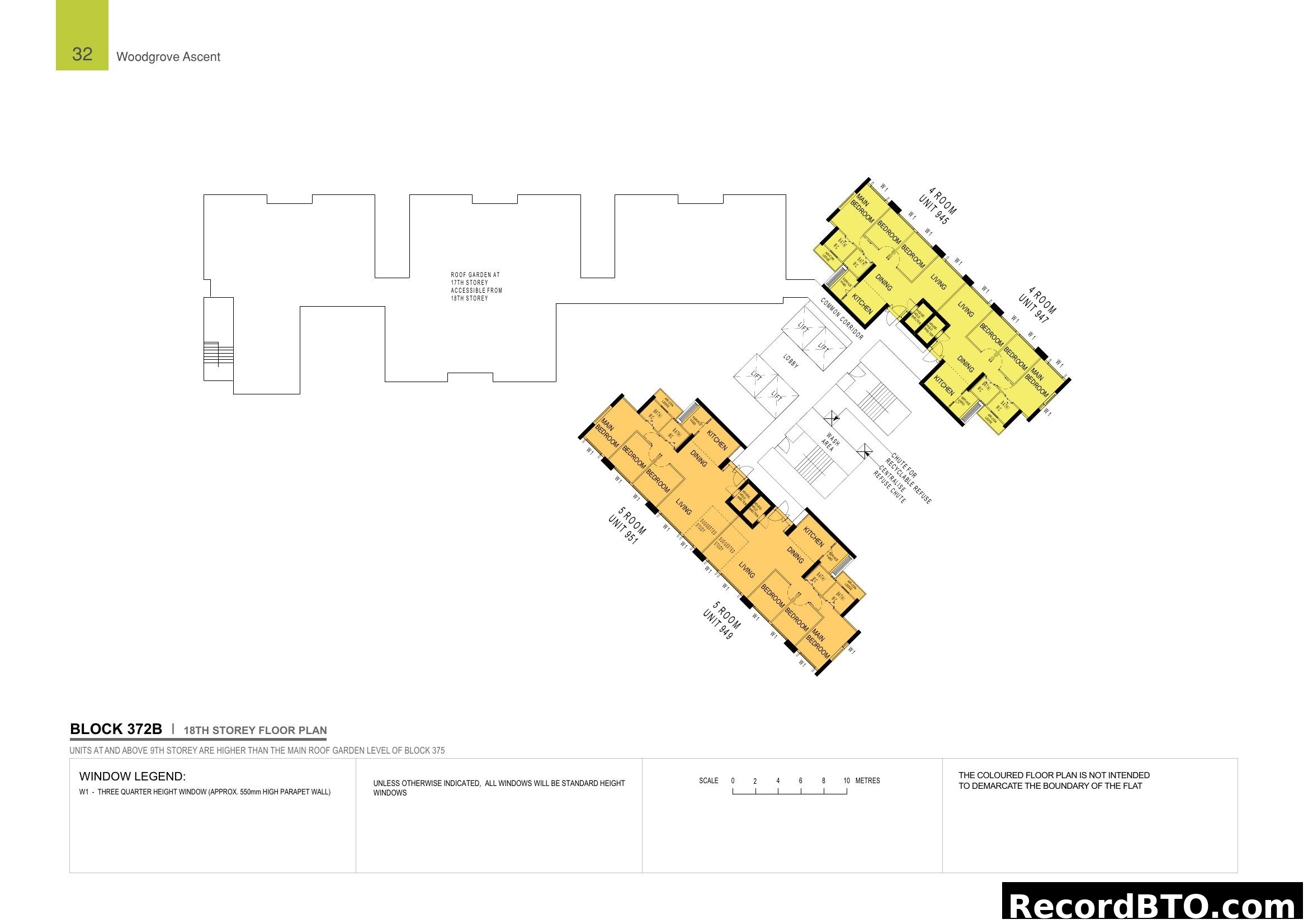 Block 372B | 18th Storey Floor Plan - Woodgrove Ascent