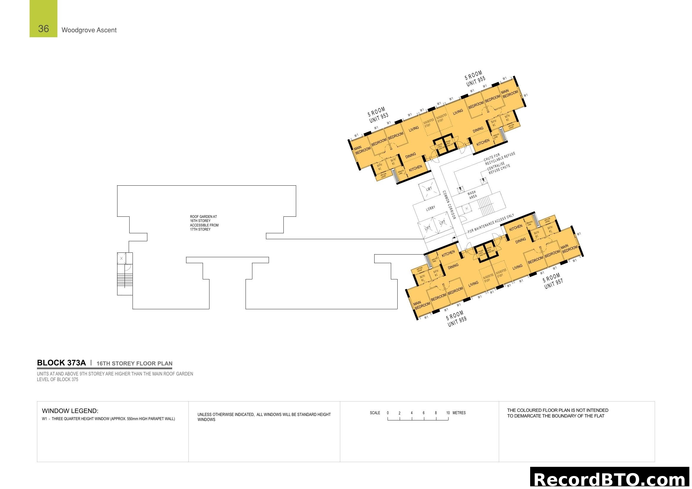 Woodgrove Ascent Block 373A 16th Storey Floor Plan
