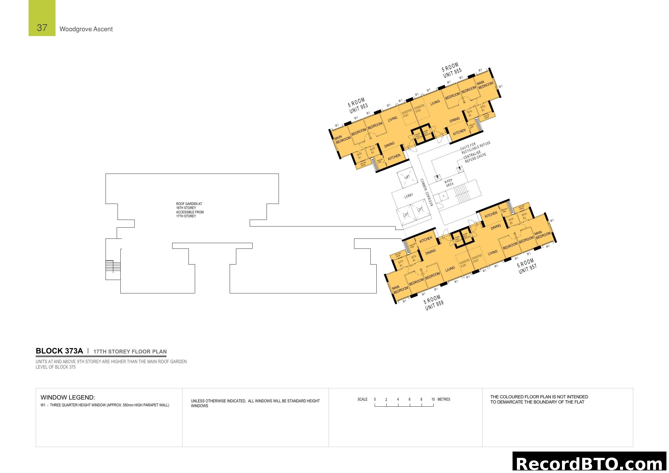 Woodgrove Ascent Block 373A 17th Storey Floor Plan