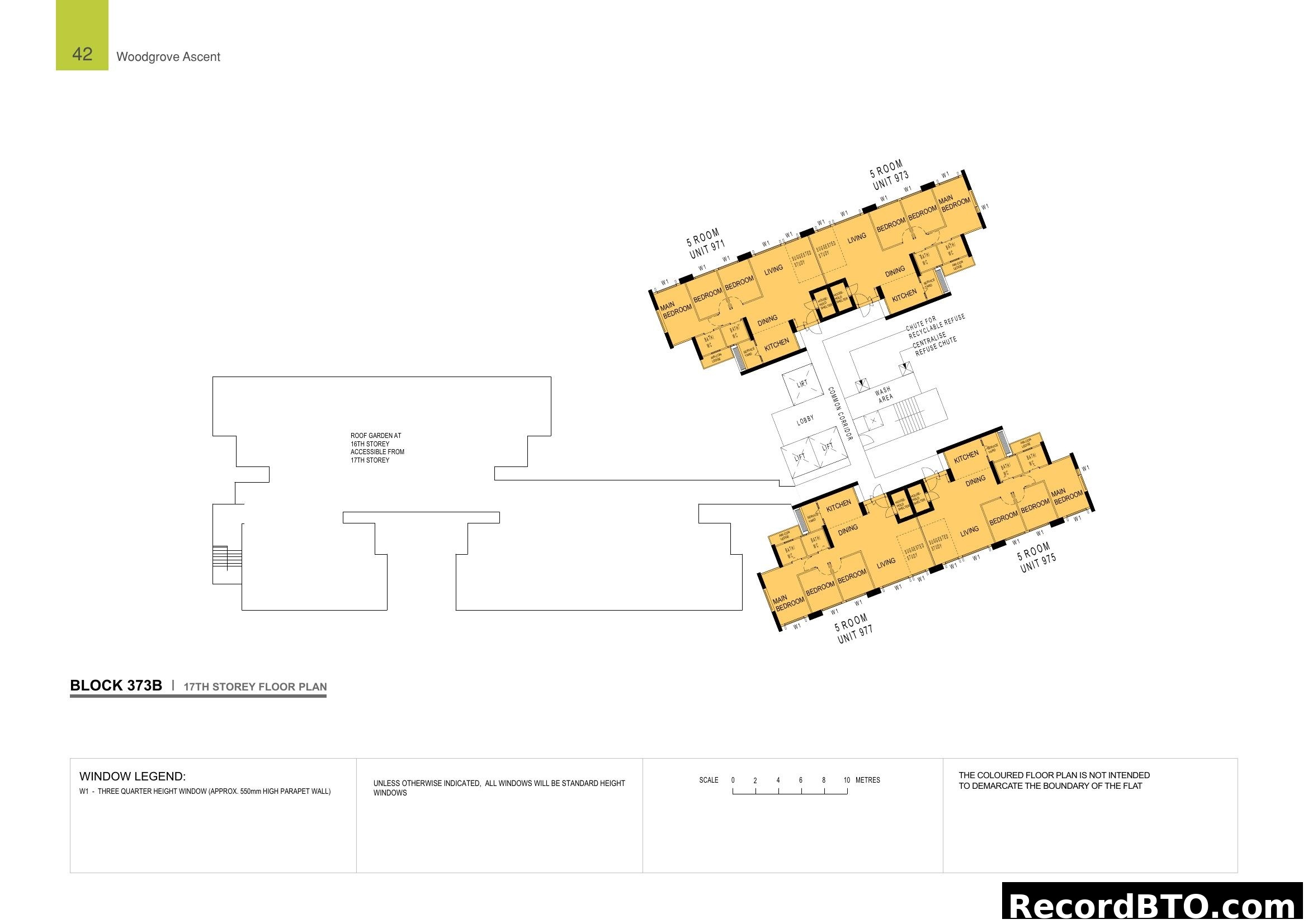 Block 373B, 17th Storey Floor Plan