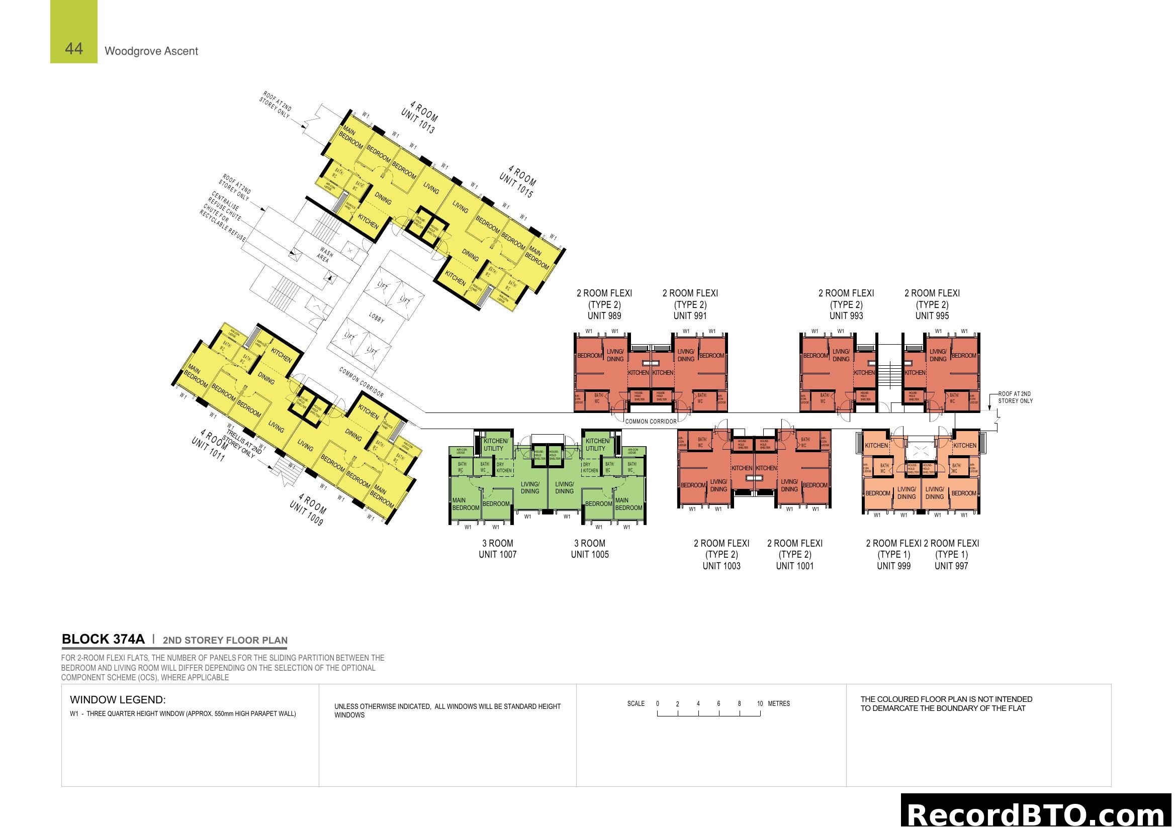 Woodgrove Ascent Block 374A 2nd Storey Floor Plan
