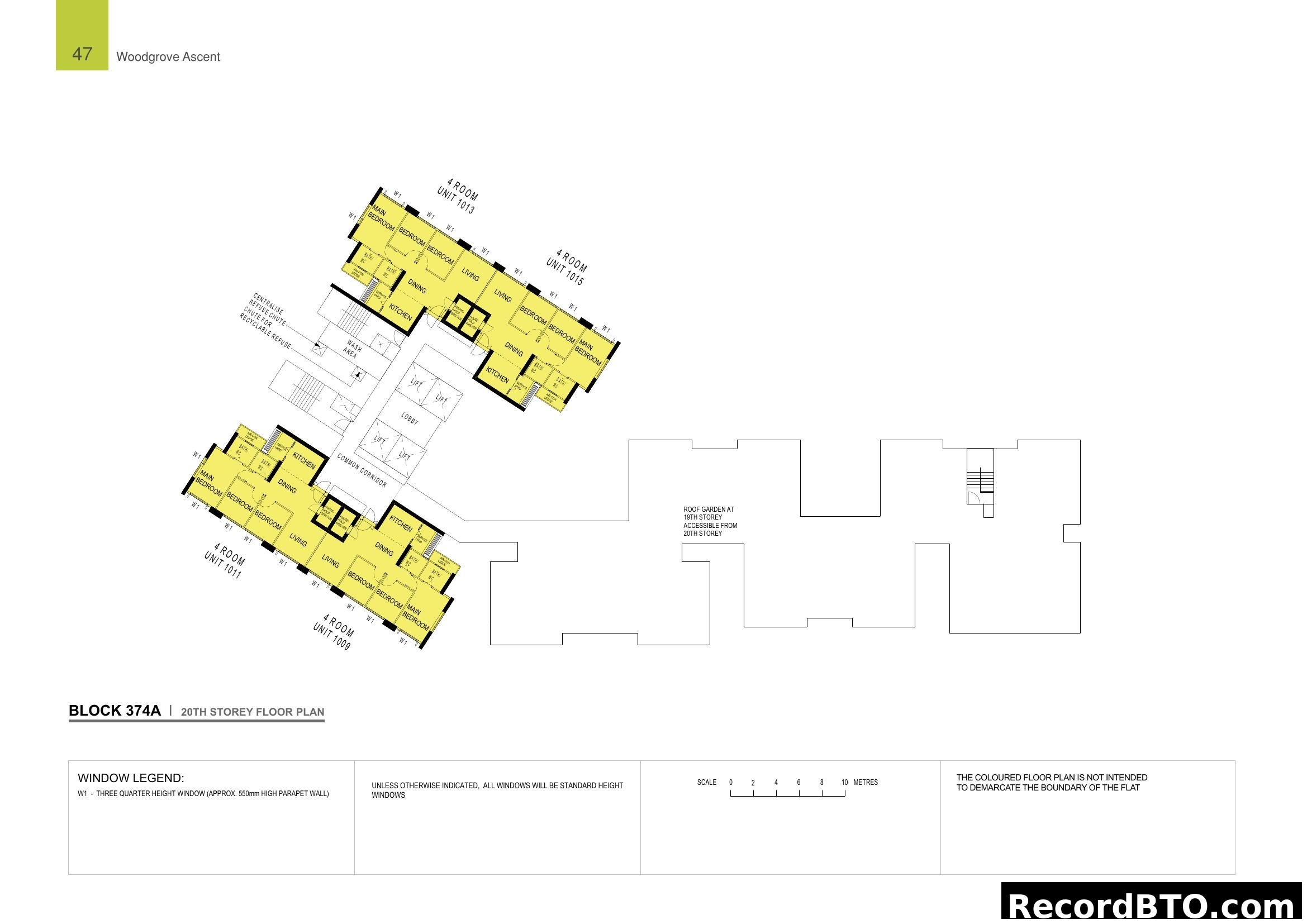 Woodgrove Ascent Block 374A 20th Storey Floor Plan