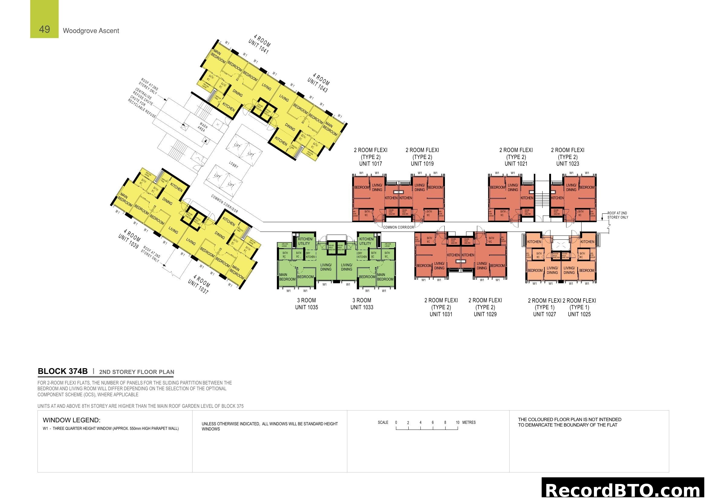 Woodgrove Ascent Block 374B 2nd Storey Floor Plan