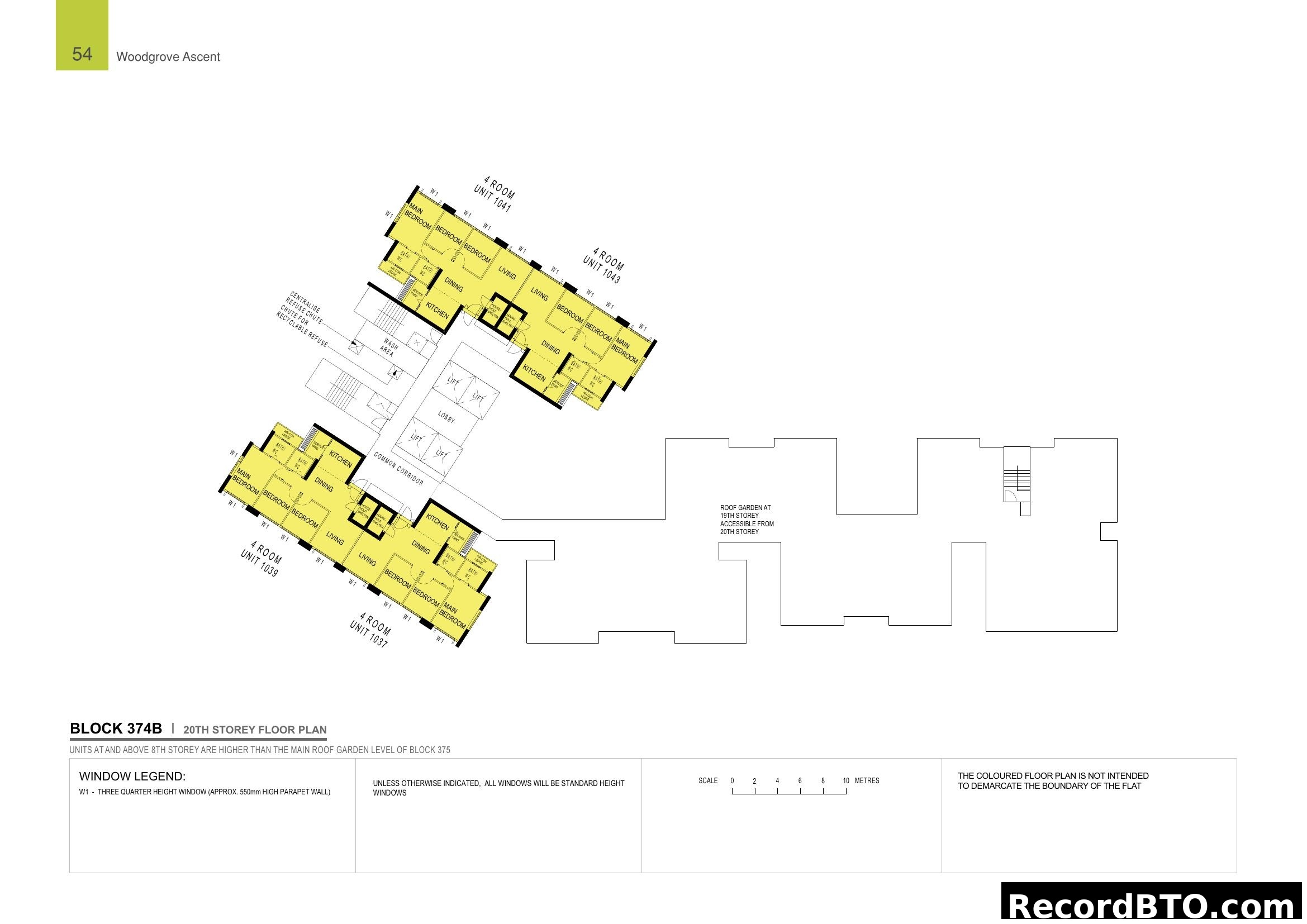 Woodgrove Ascent Block 374B 20th Storey Floor Plan
