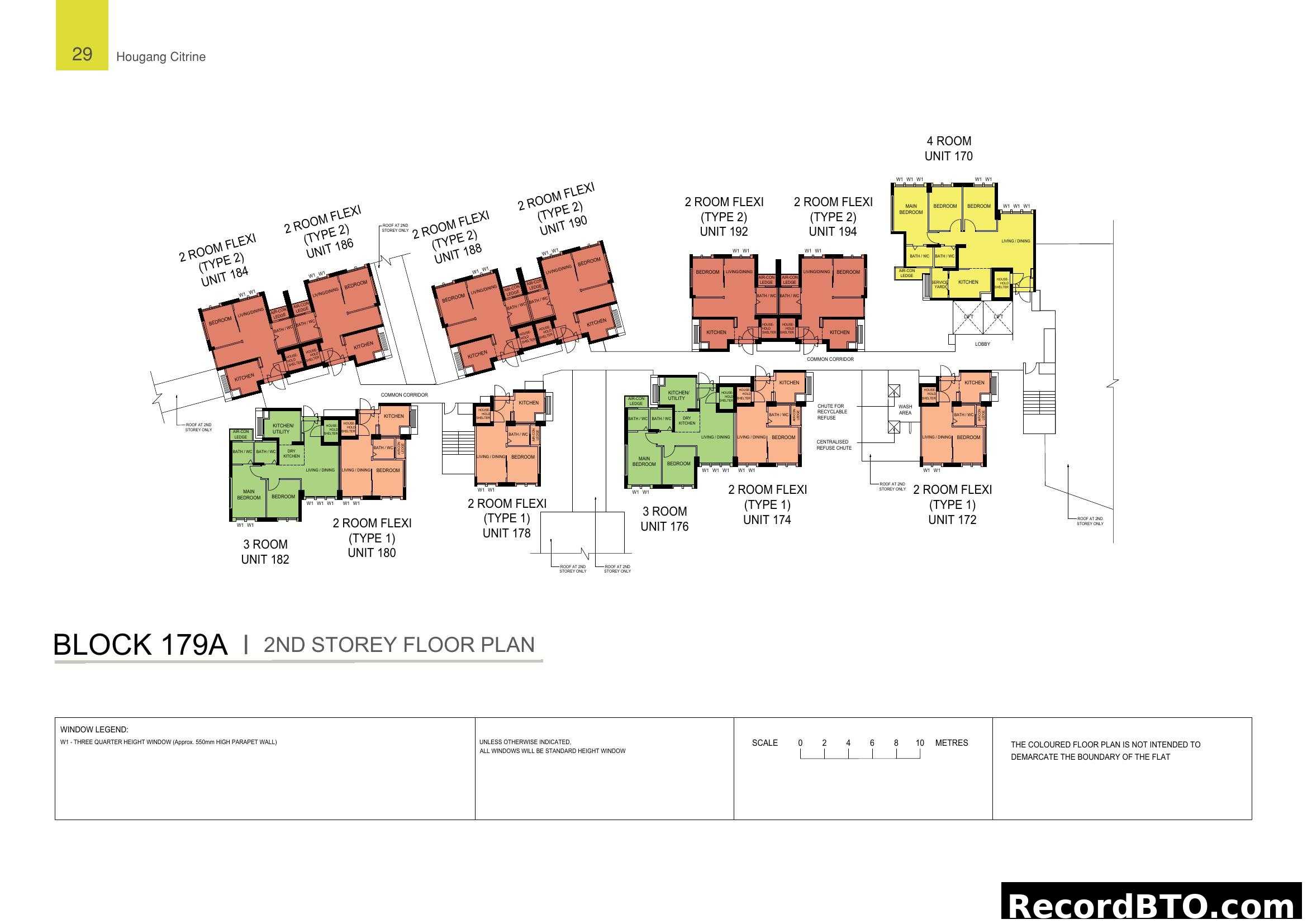 Block 179A 2nd Storey Floor Plan - Hougang Citrine