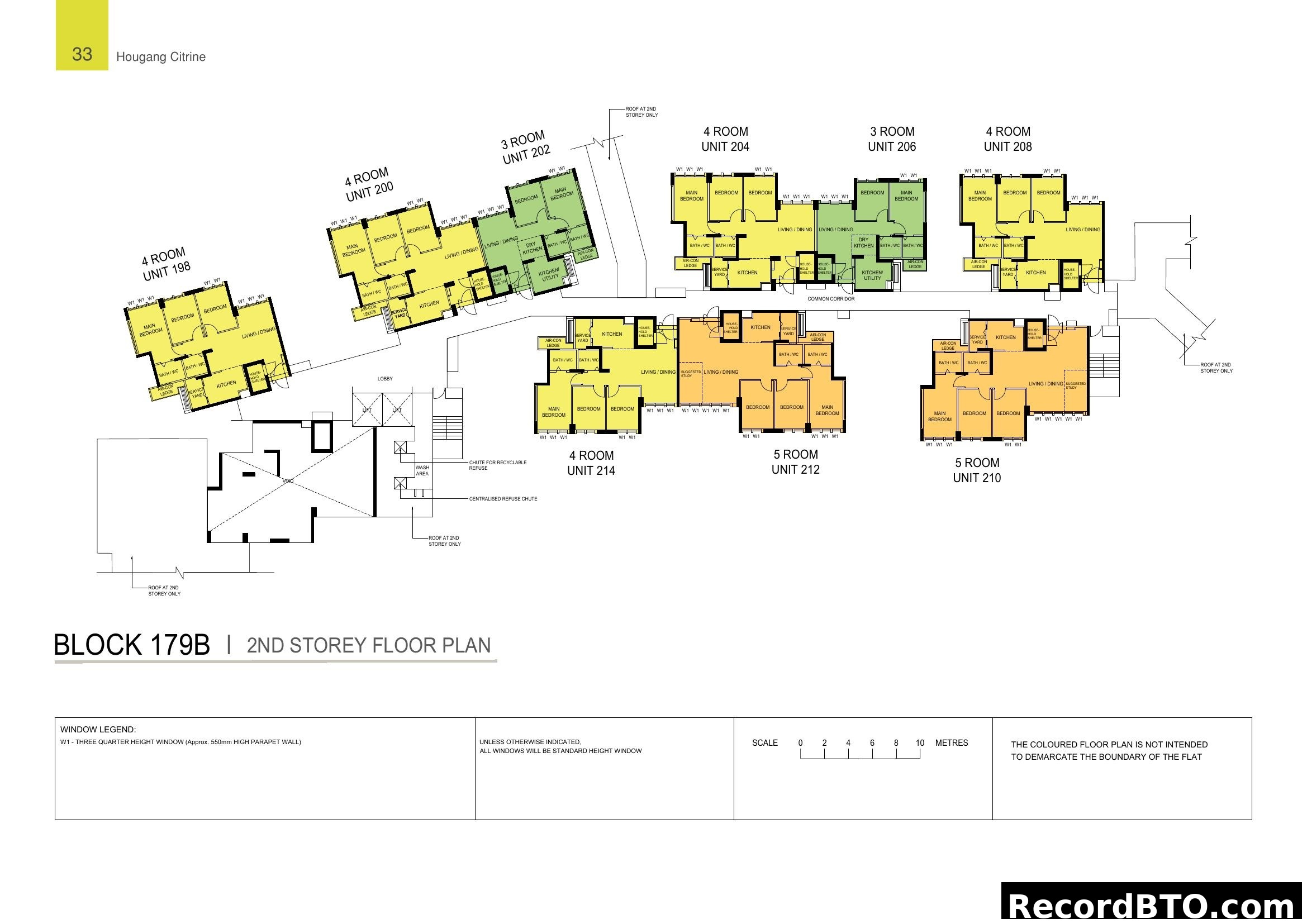Block 179B, 2nd Storey Floor Plan - Hougang Citrine