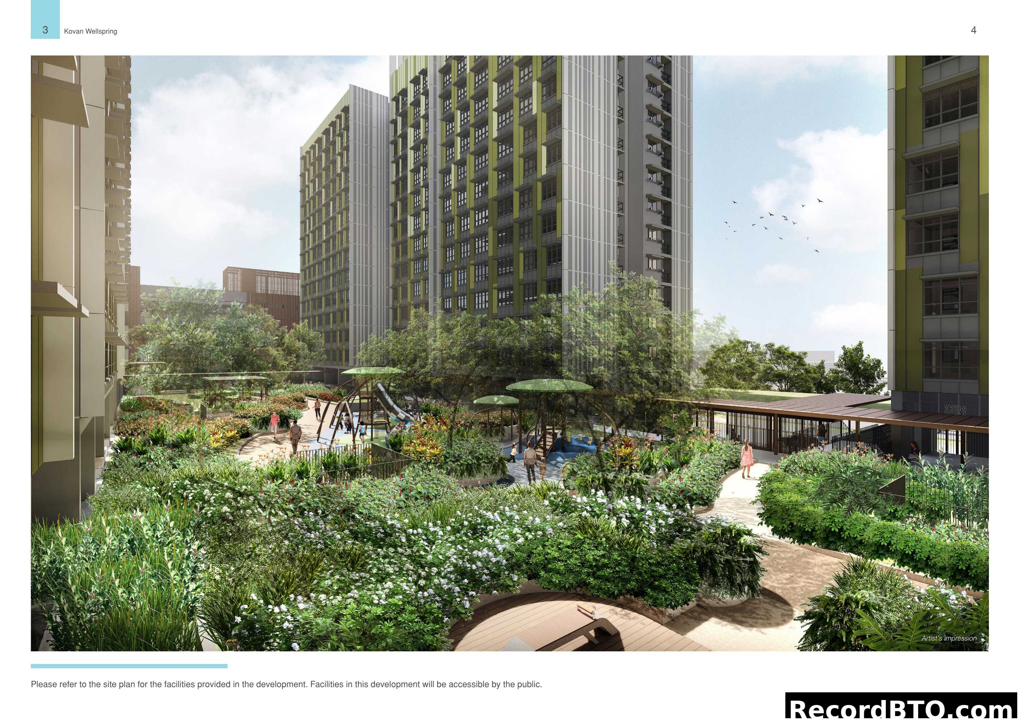 Kovan Wellspring: Green Common Areas & Facilities