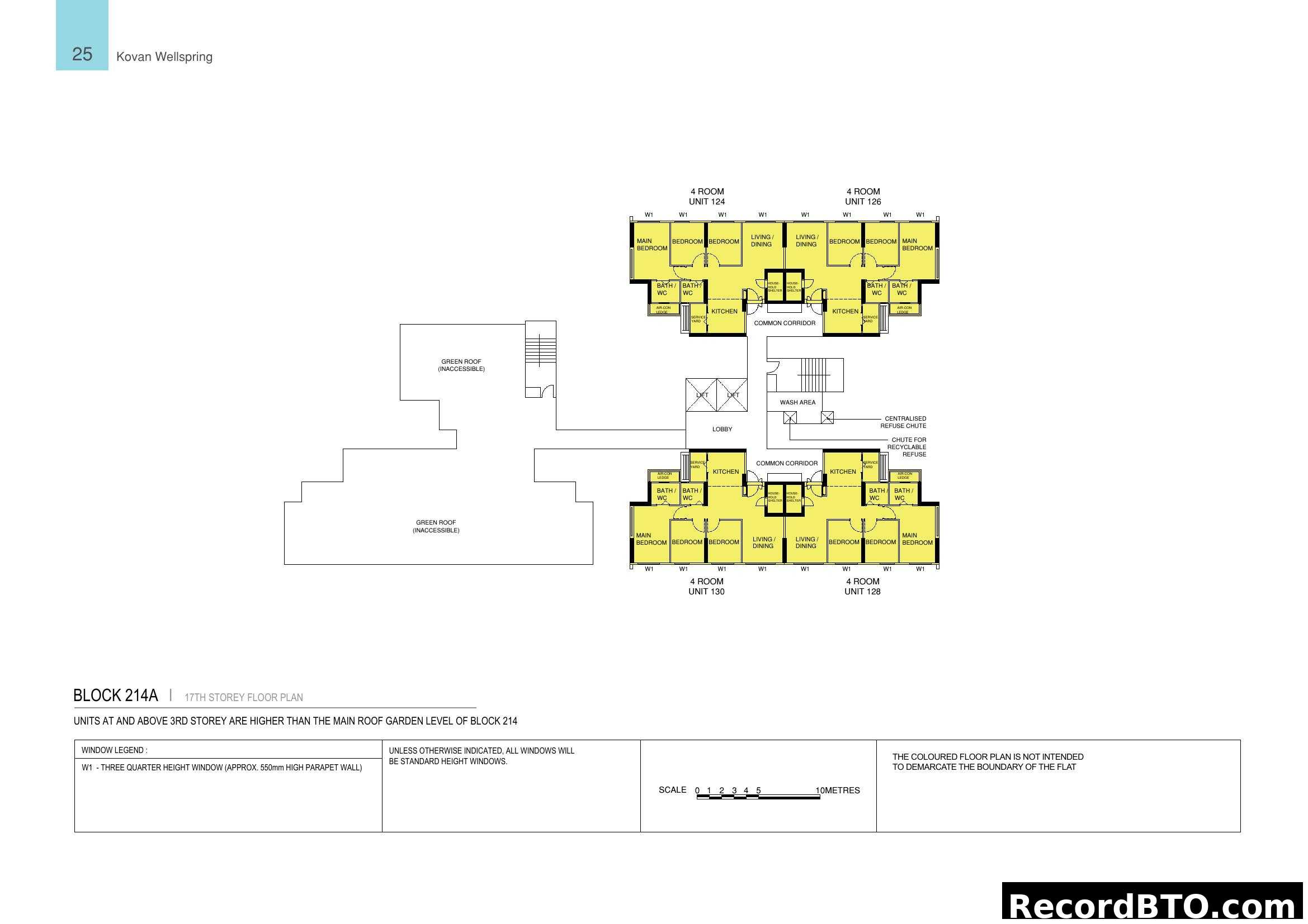 Block 214A, 17th Storey Floor Plan - Kovan Wellspring