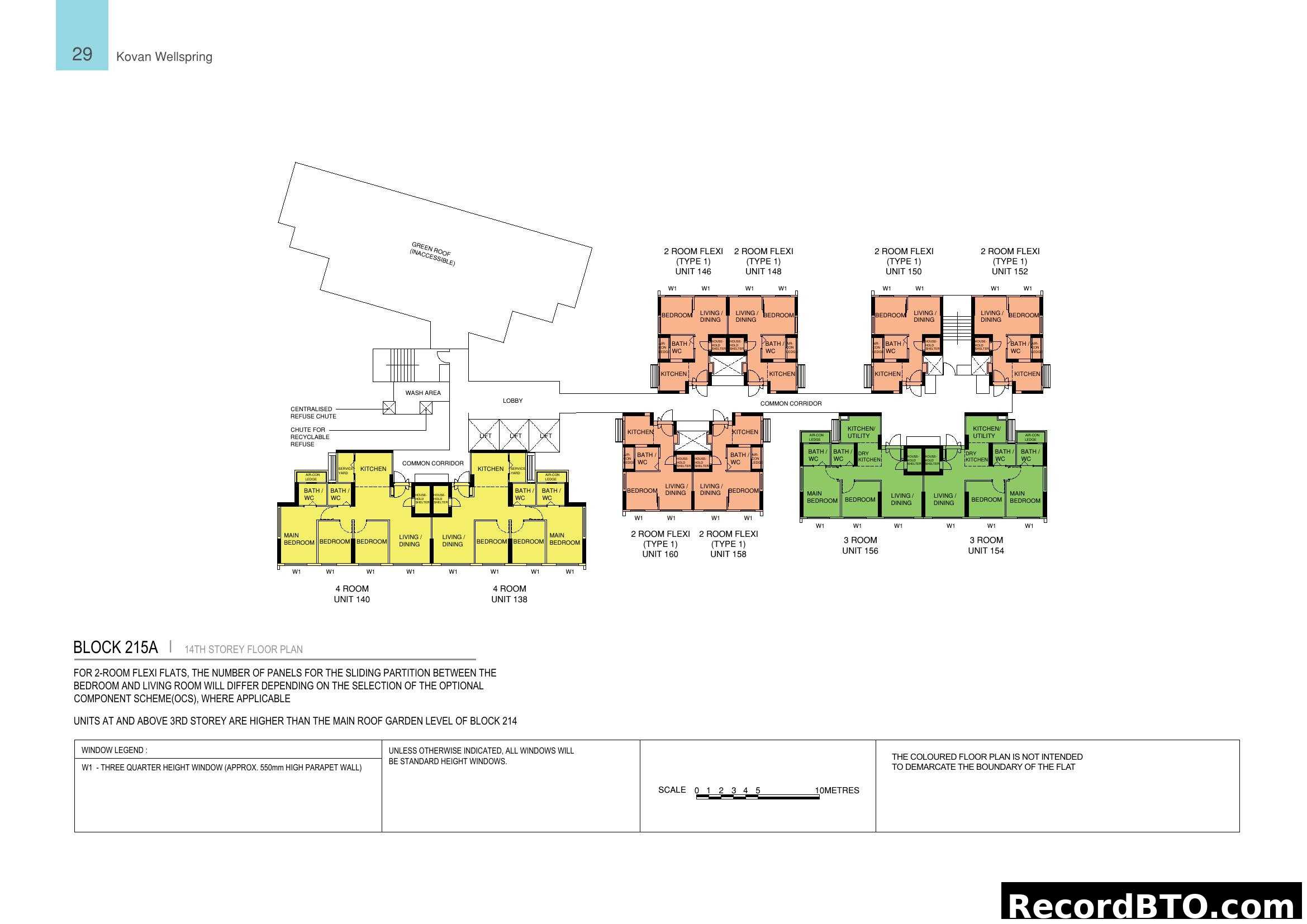 Block 215A 14th Storey Floor Plan - Kovan Wellspring