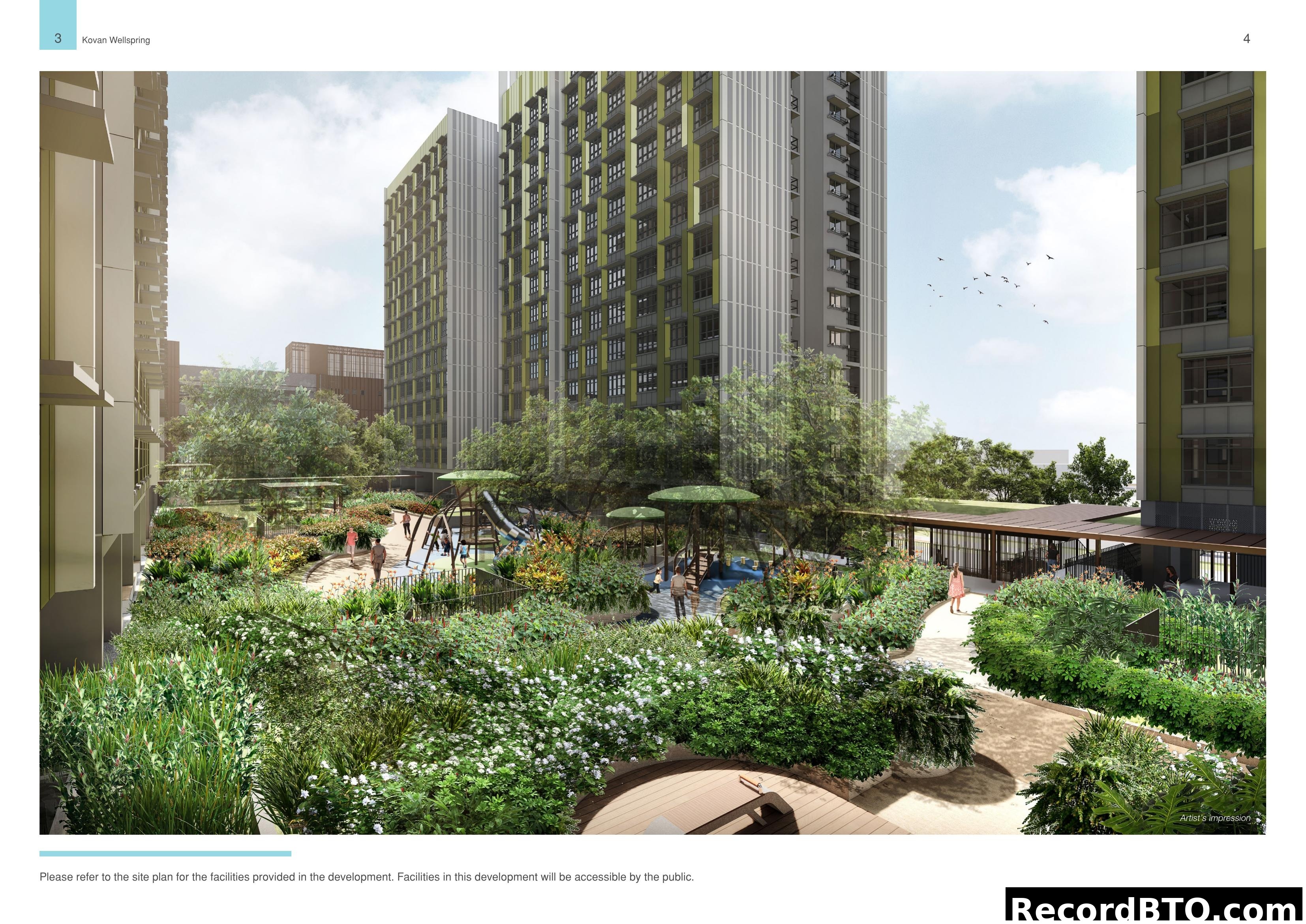 Kovan Wellspring: Green Common Areas & Facilities