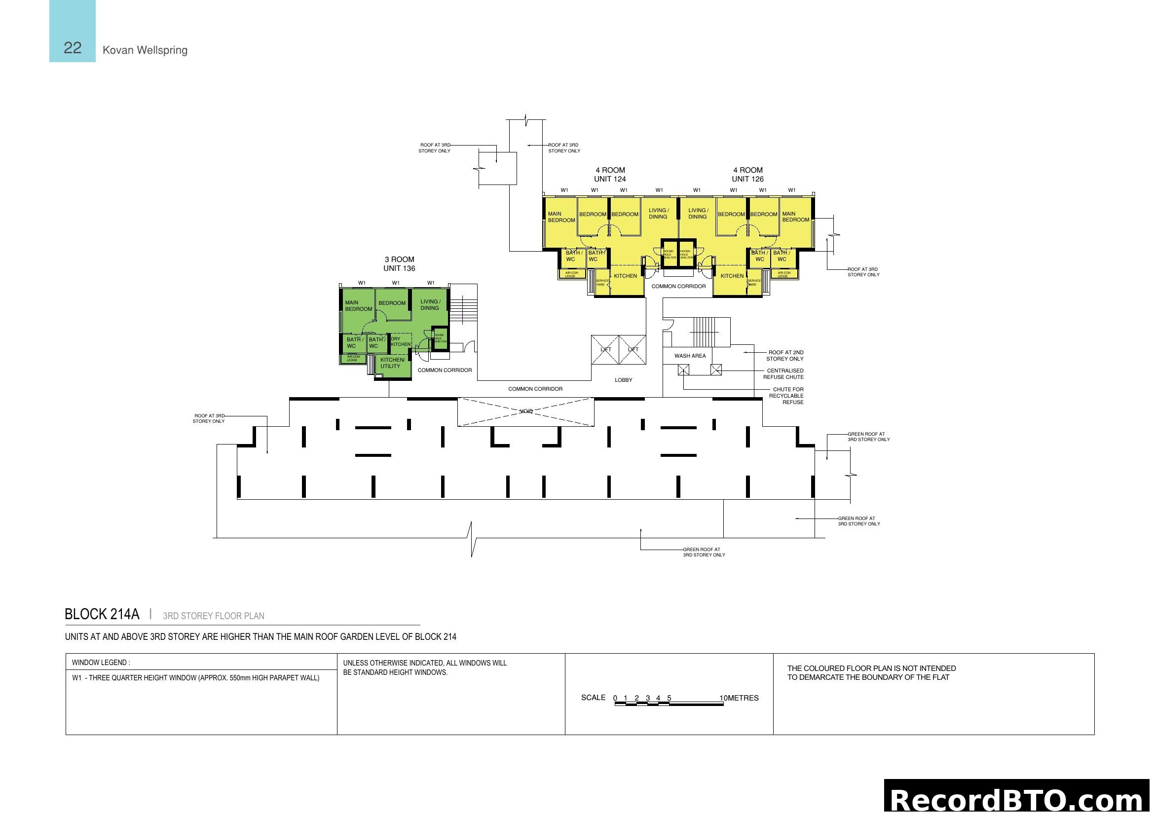 Kovan Wellspring - Block 214A 3rd Storey Floor Plan