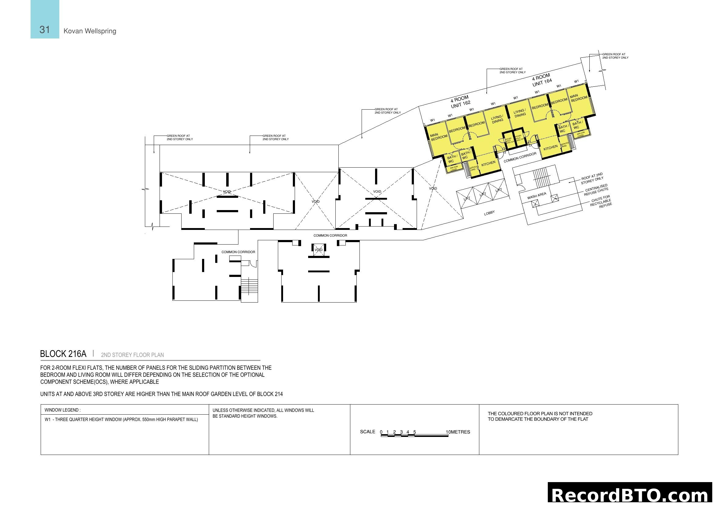 Kovan Wellspring Block 216A 2nd Storey Floor Plan