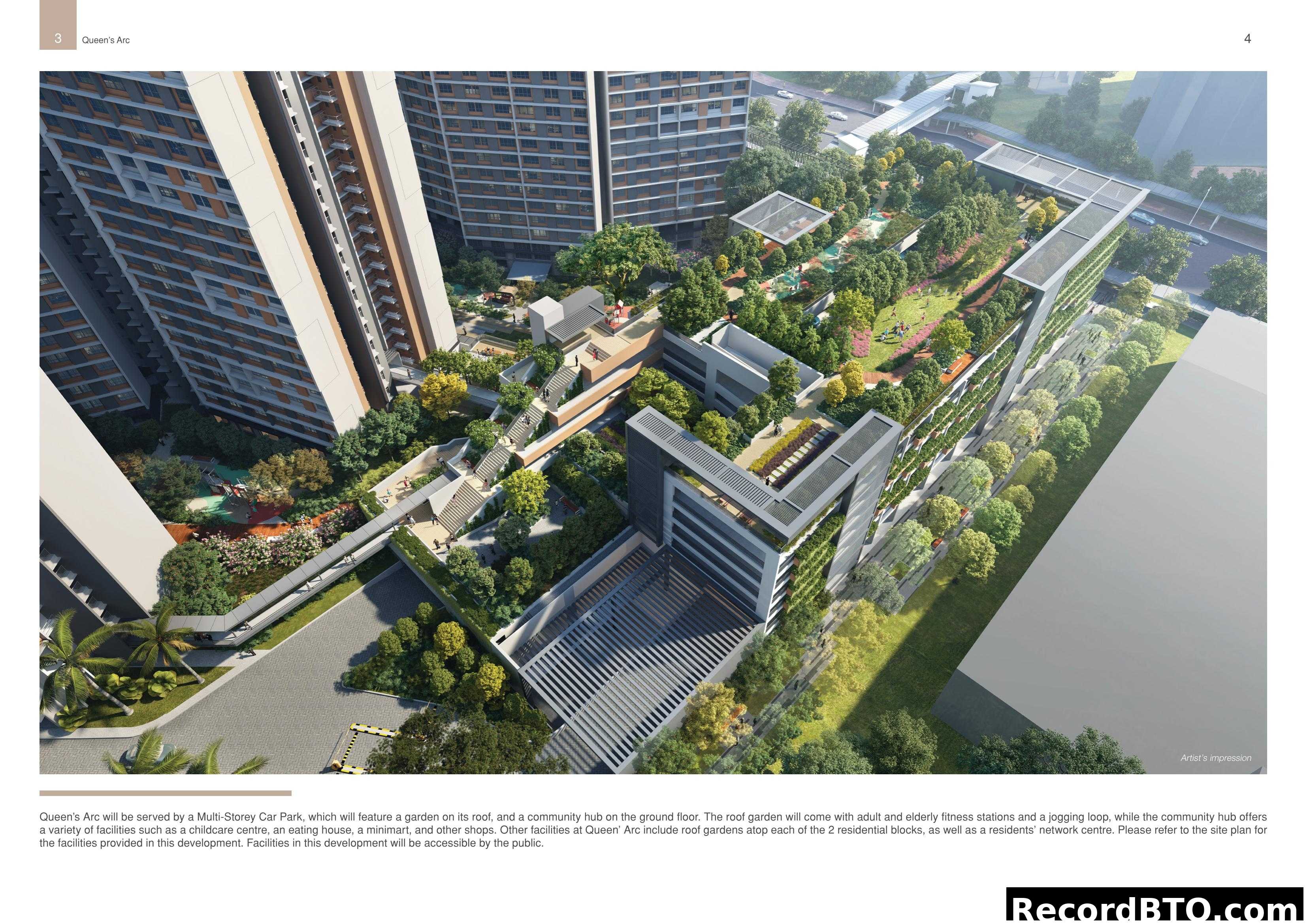 Queen's Arc: Aerial View of Green Development