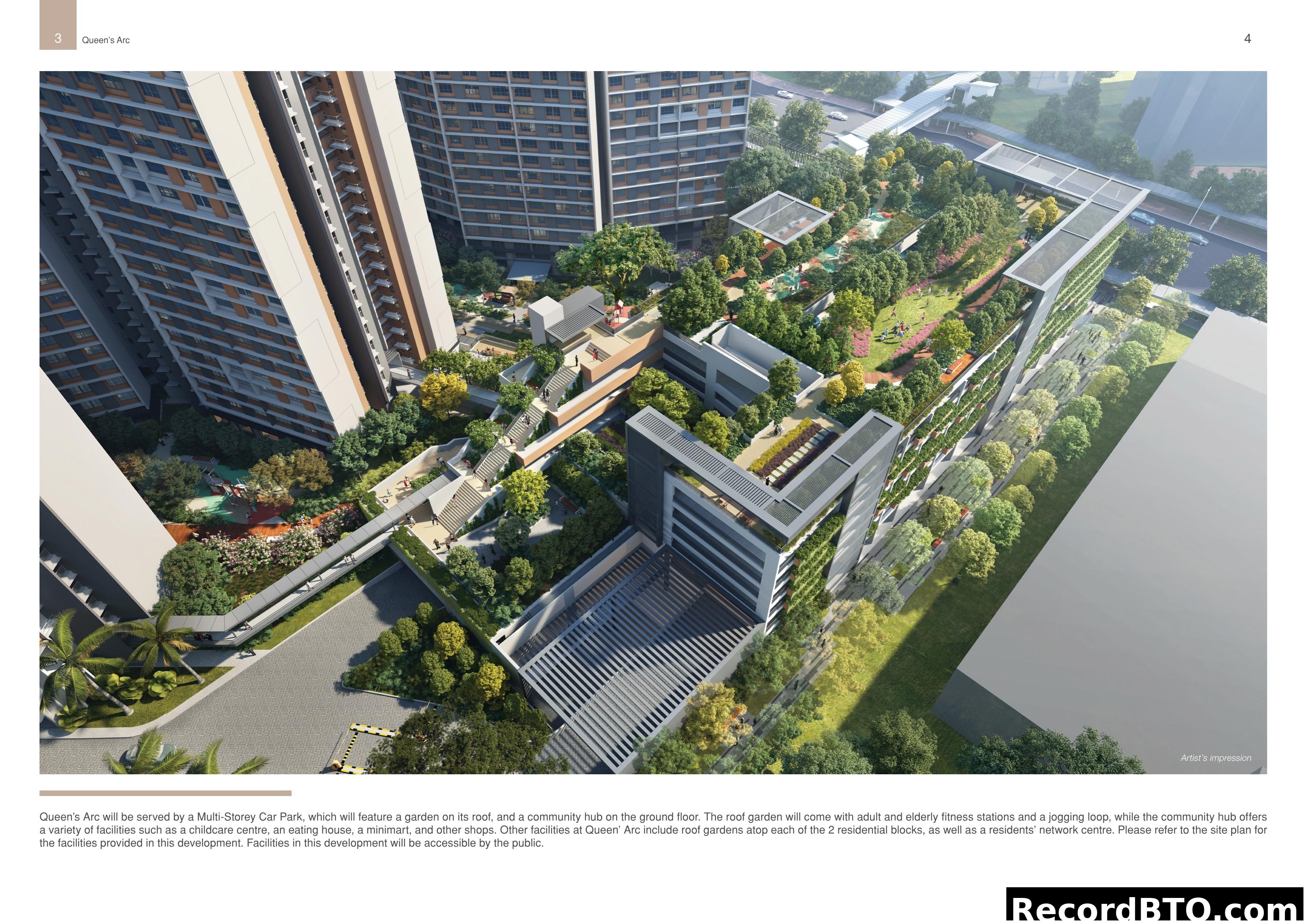 Queen's Arc: Aerial View of Green Development