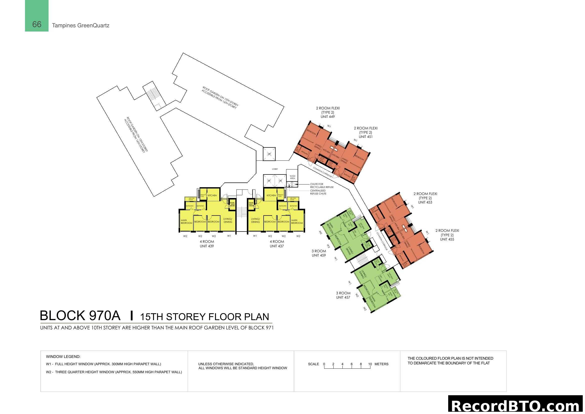 BLOCK 970A 15TH STOREY FLOOR PLAN