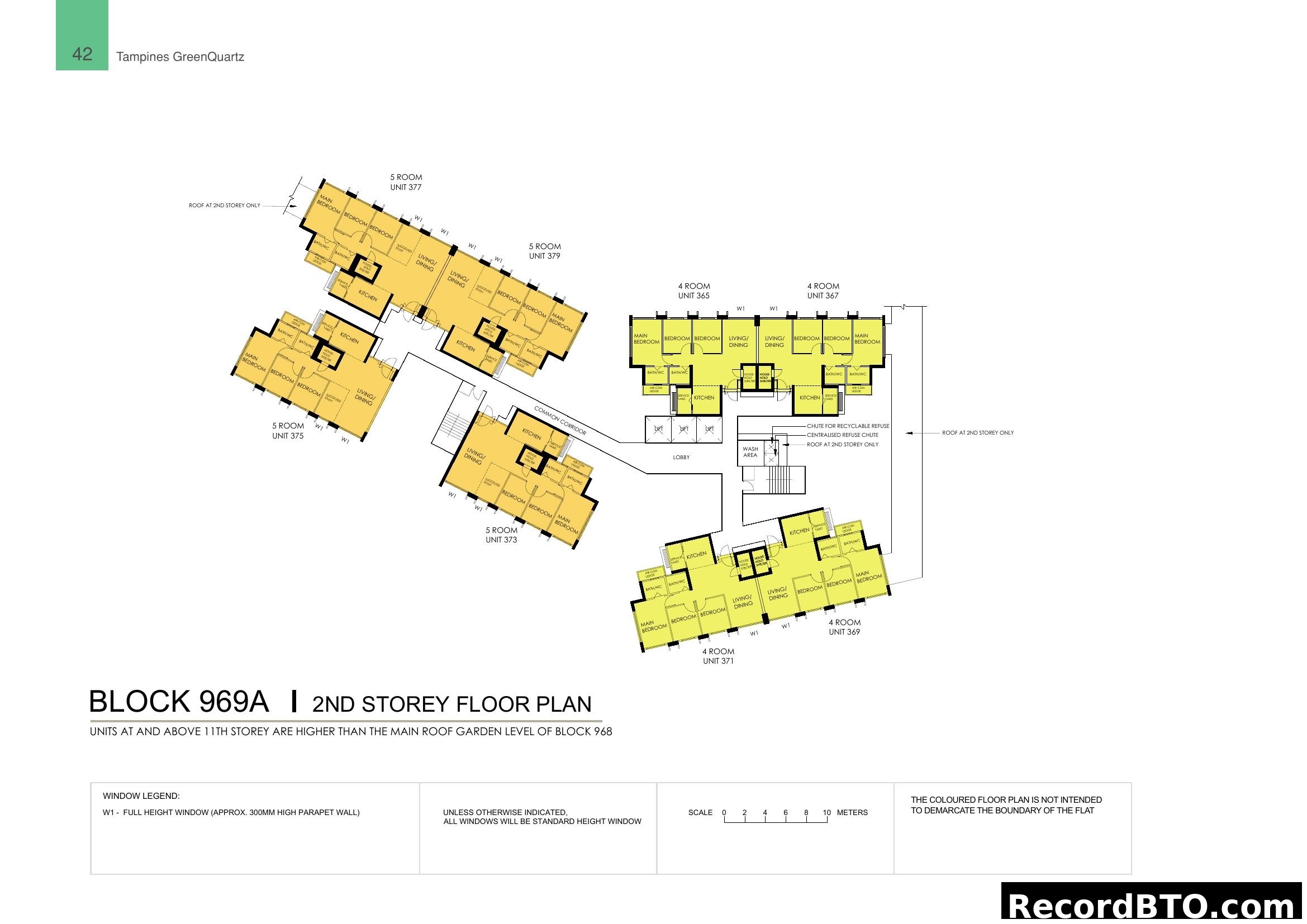 Block 969A 2nd Storey Floor Plan