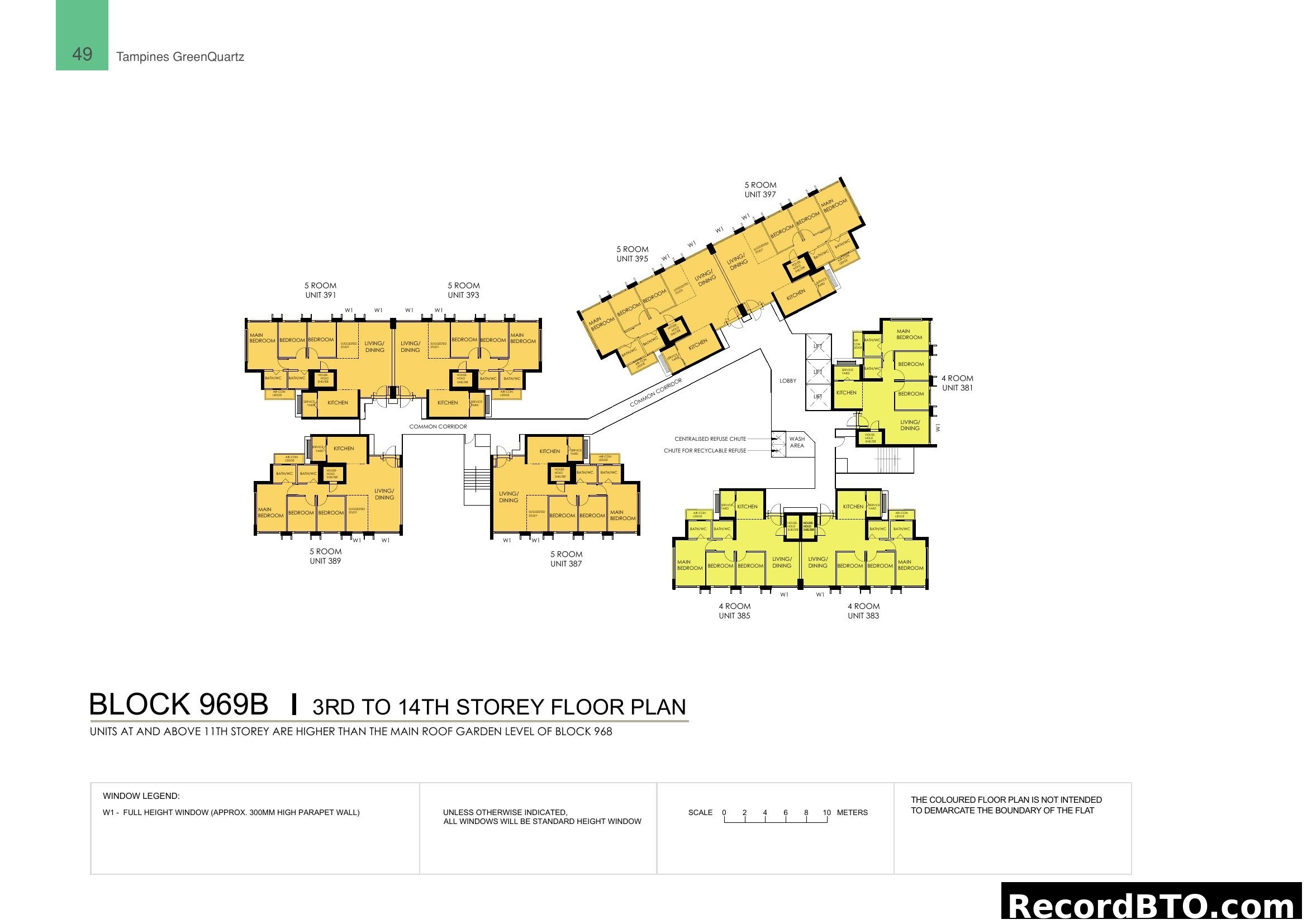 Tampines GreenQuartz Block 969B (3rd to 14th Storey)